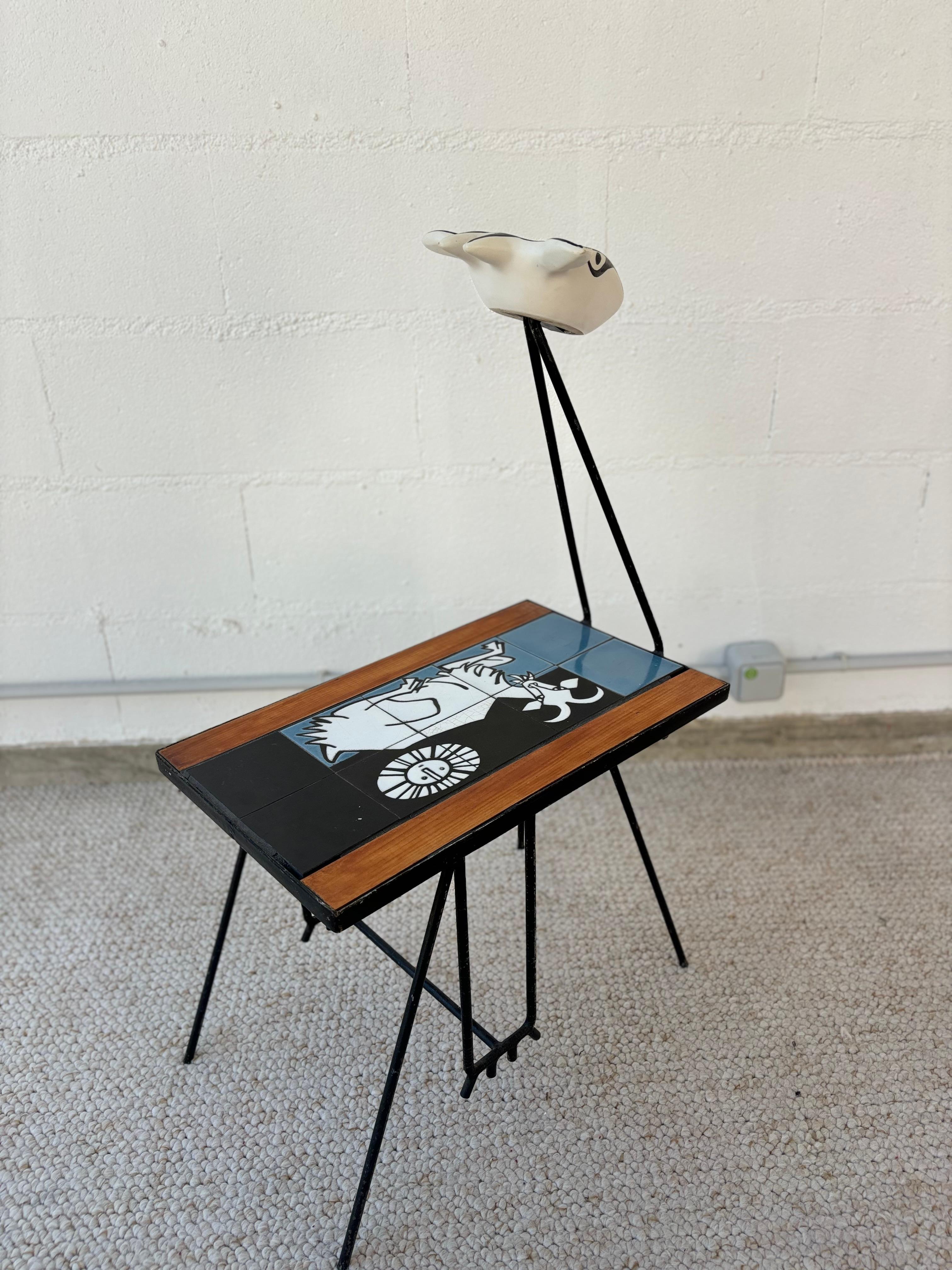 Side table by Roger Capron For Sale 2
