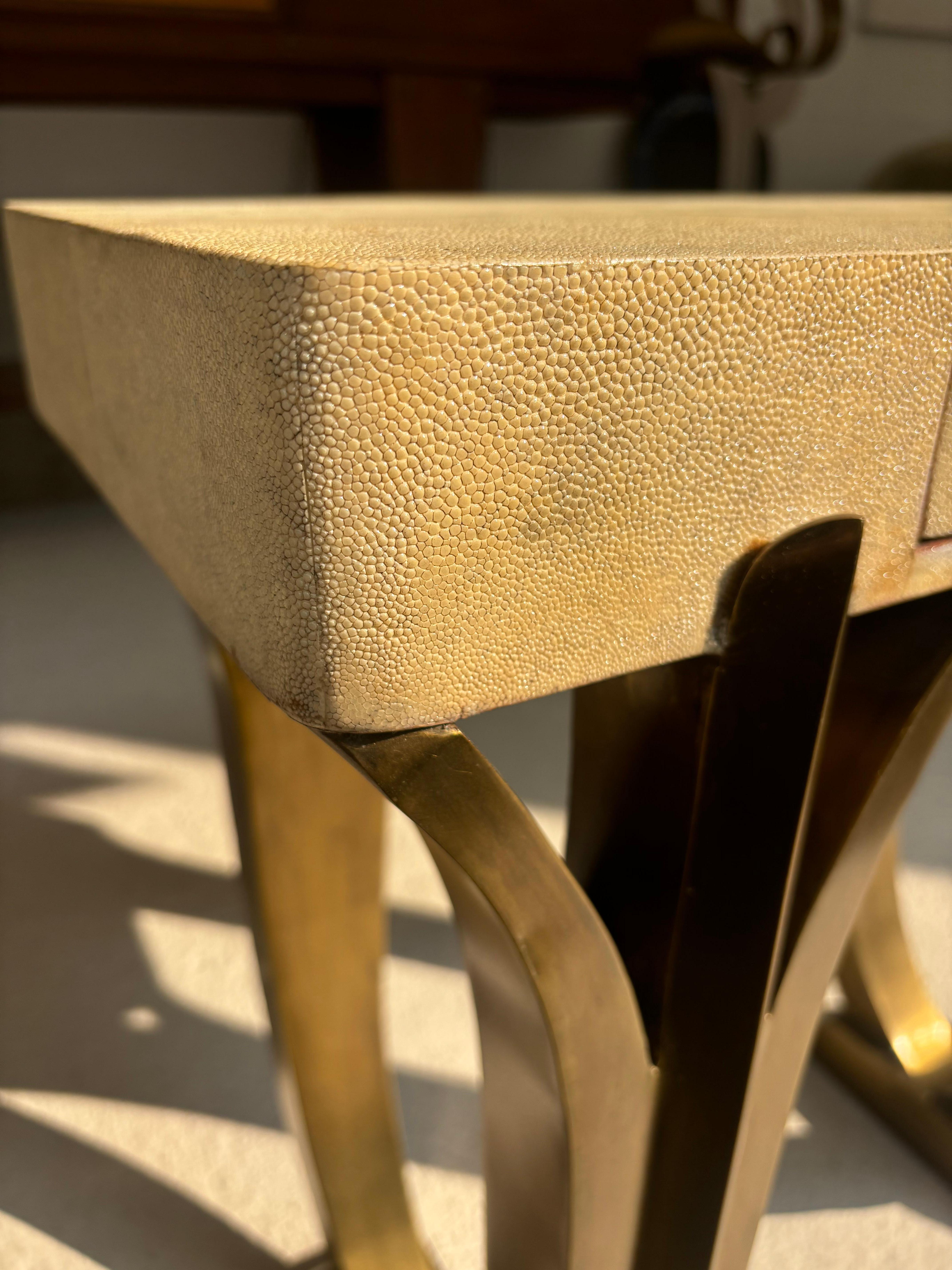 Side table by R&Y Augousti (Bronze) im Angebot