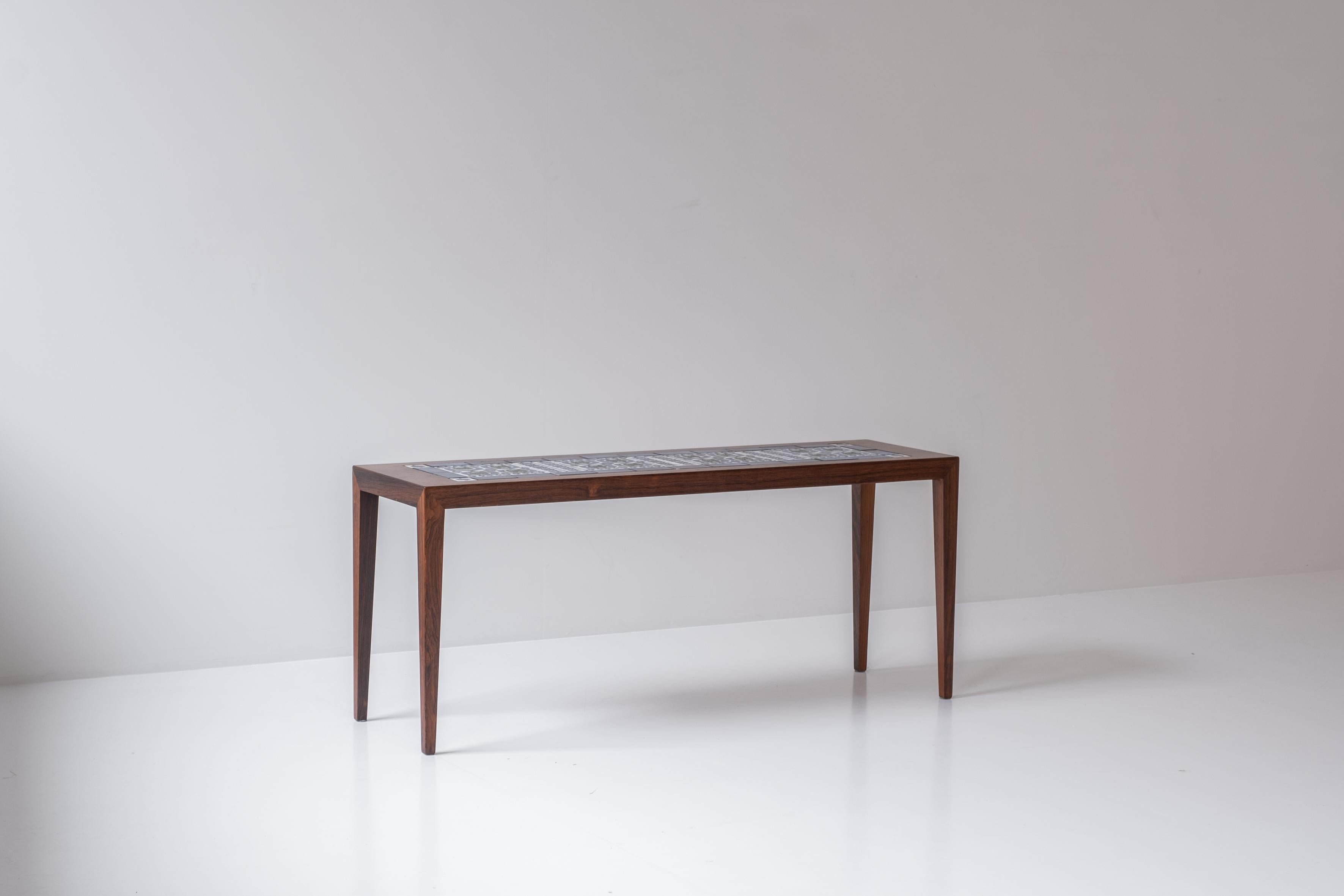 Scandinavian Modern Side Table by Severin Hansen for Haslev, Denmark, 1965
