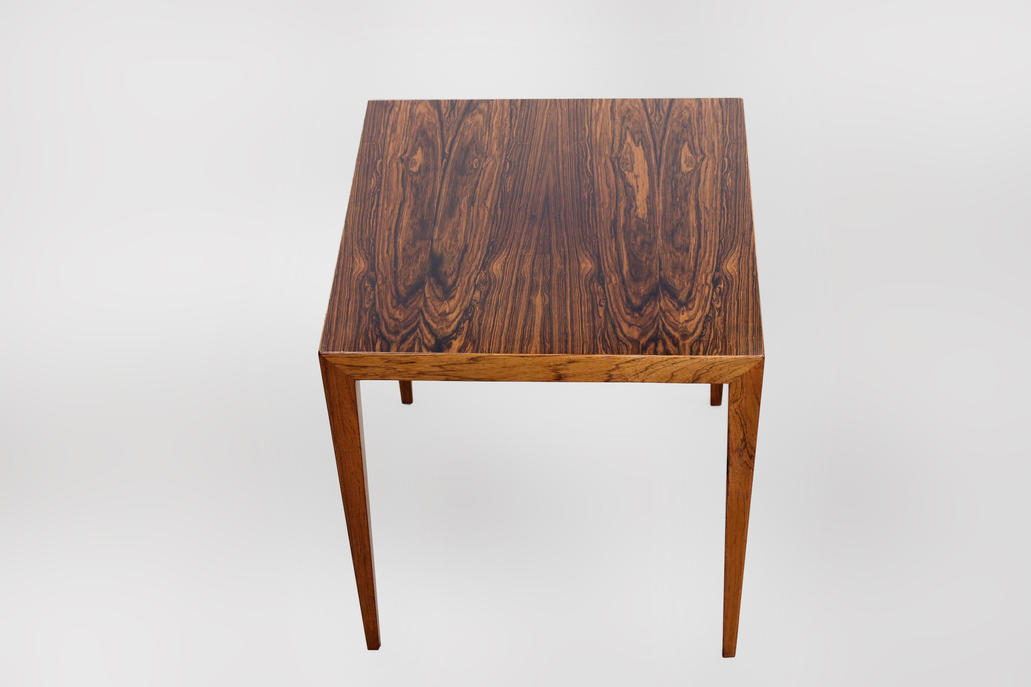 Danish Side Table by Severin Hansen for Haslev
