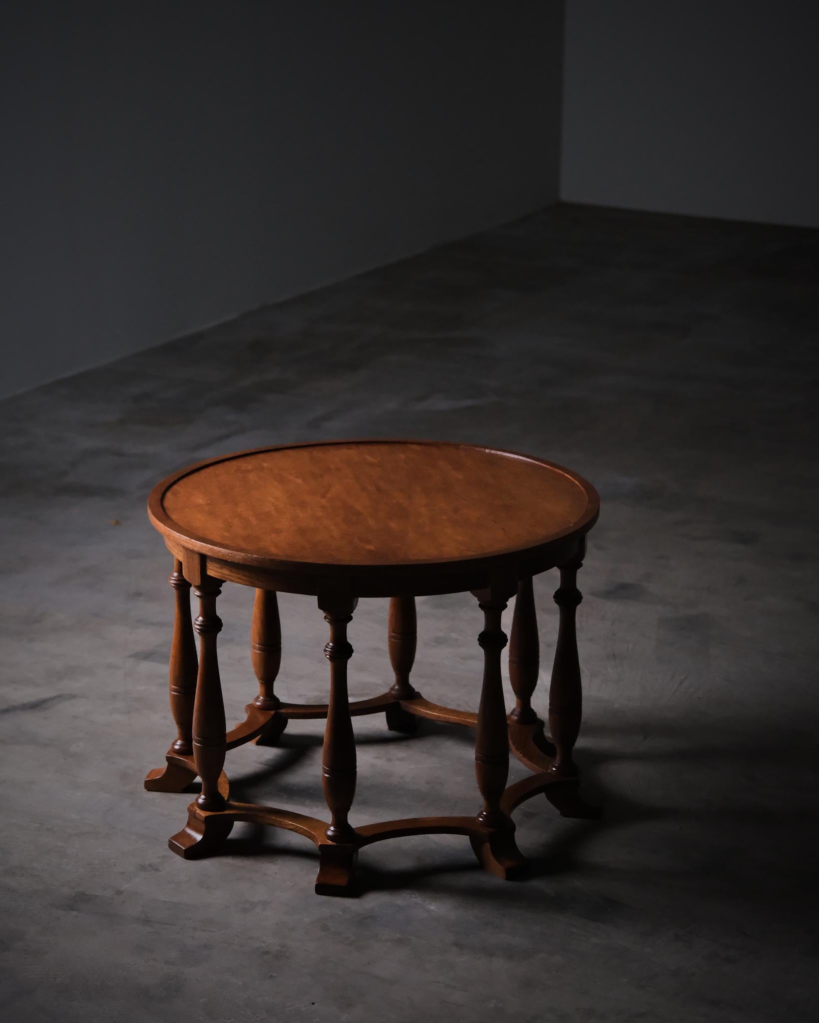 Oak Side table by Svend Thoresen & Torgny Roloff, Sweden, c. 1930s For Sale