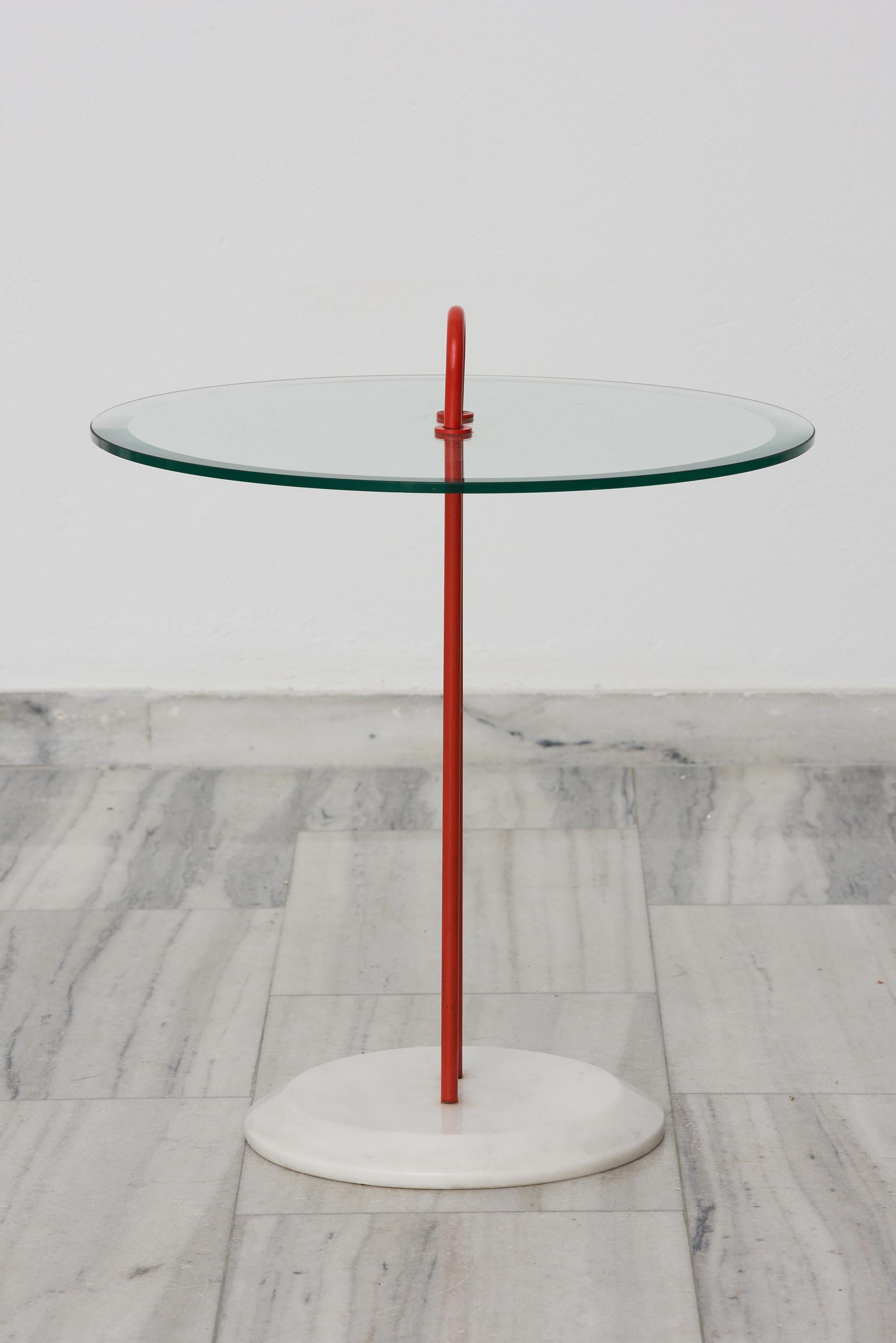 Italian Side table by Vico Magistretti for Cattelan, Italy 1980s. For Sale