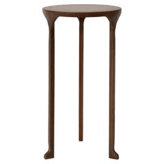 Side Table Classic Modern Bronze Steel Minimalist Hand-Shaped Contemporary