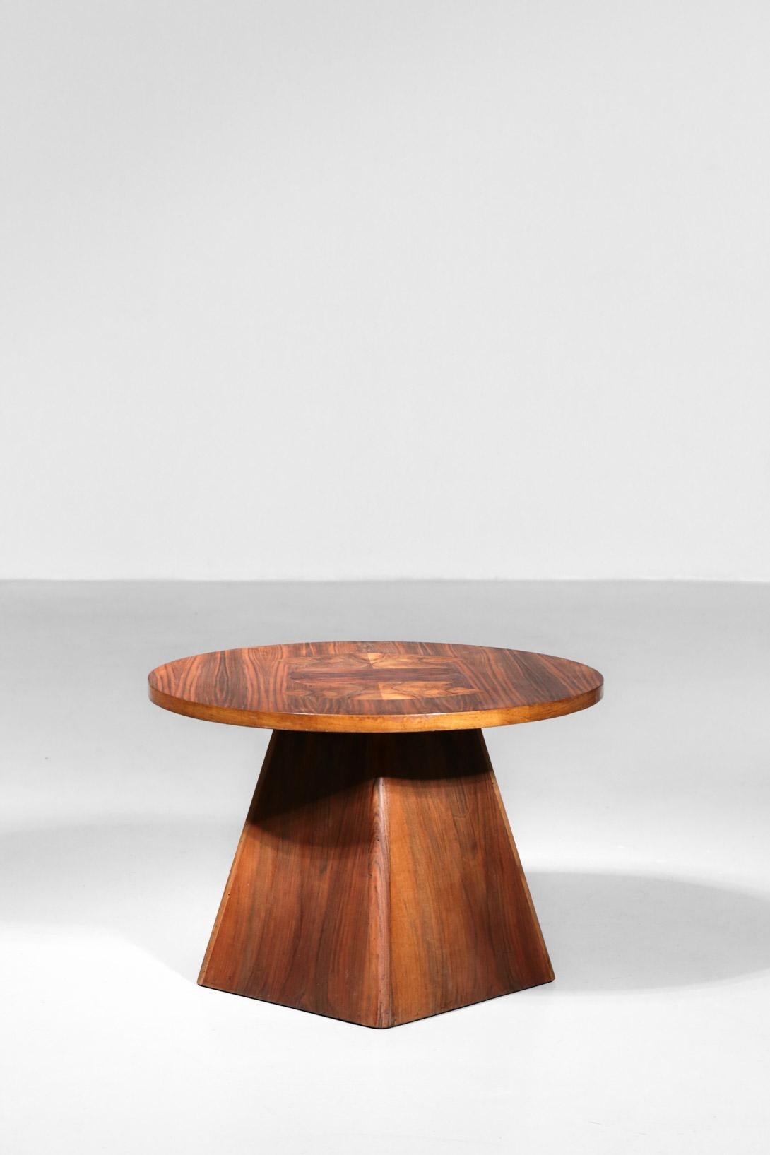 Wood Side Table or Coffee Table Art Deco, 1930s