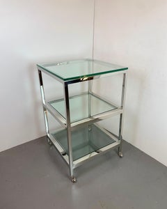 Side Table Console by BelgoChrome, Belgium, 1980s
