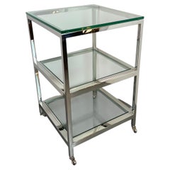 Side Table Console by BelgoChrome, Belgium, 1980s