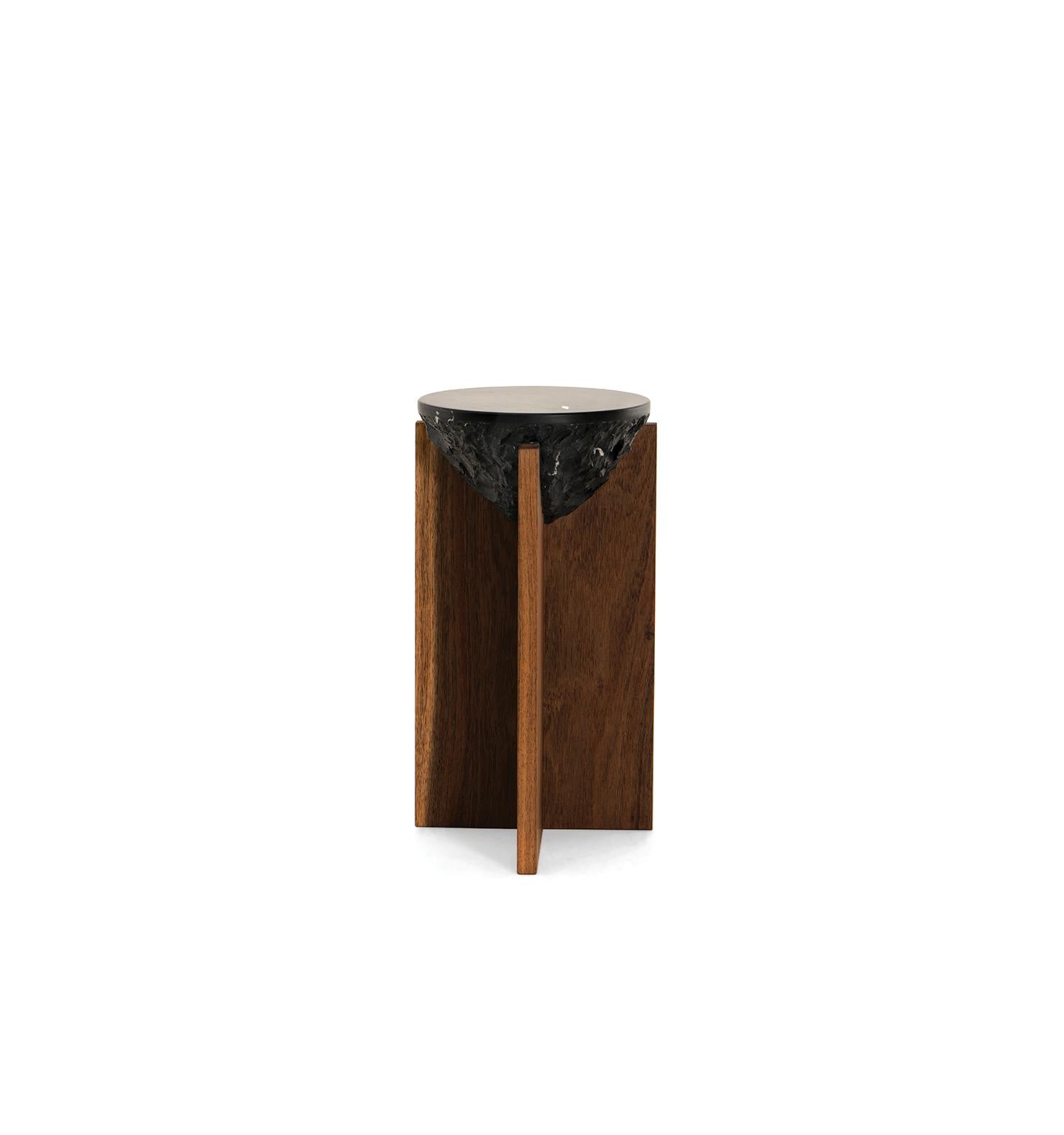 Side Table COROT, Mexican Contemporary Side Table by Emiliano Molina for Cuchara For Sale 4