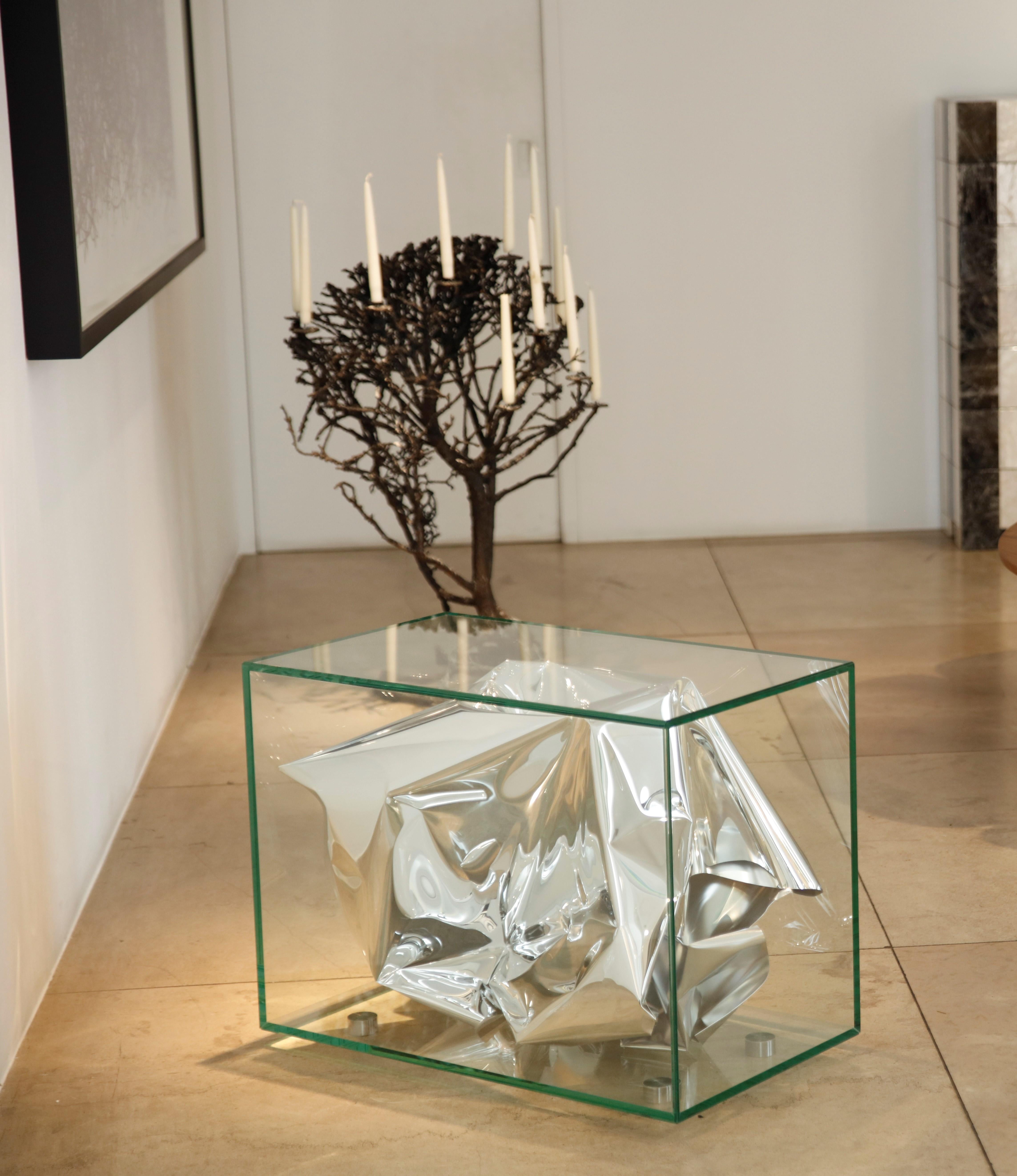 Polished Side Table, 'Crush, ' by Fredrikson Stallard For Sale