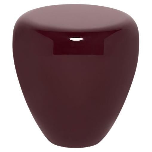 Beistelltisch, tiefer Granat DOT M von Reda Amalou Design – glänzender Lack im Angebot