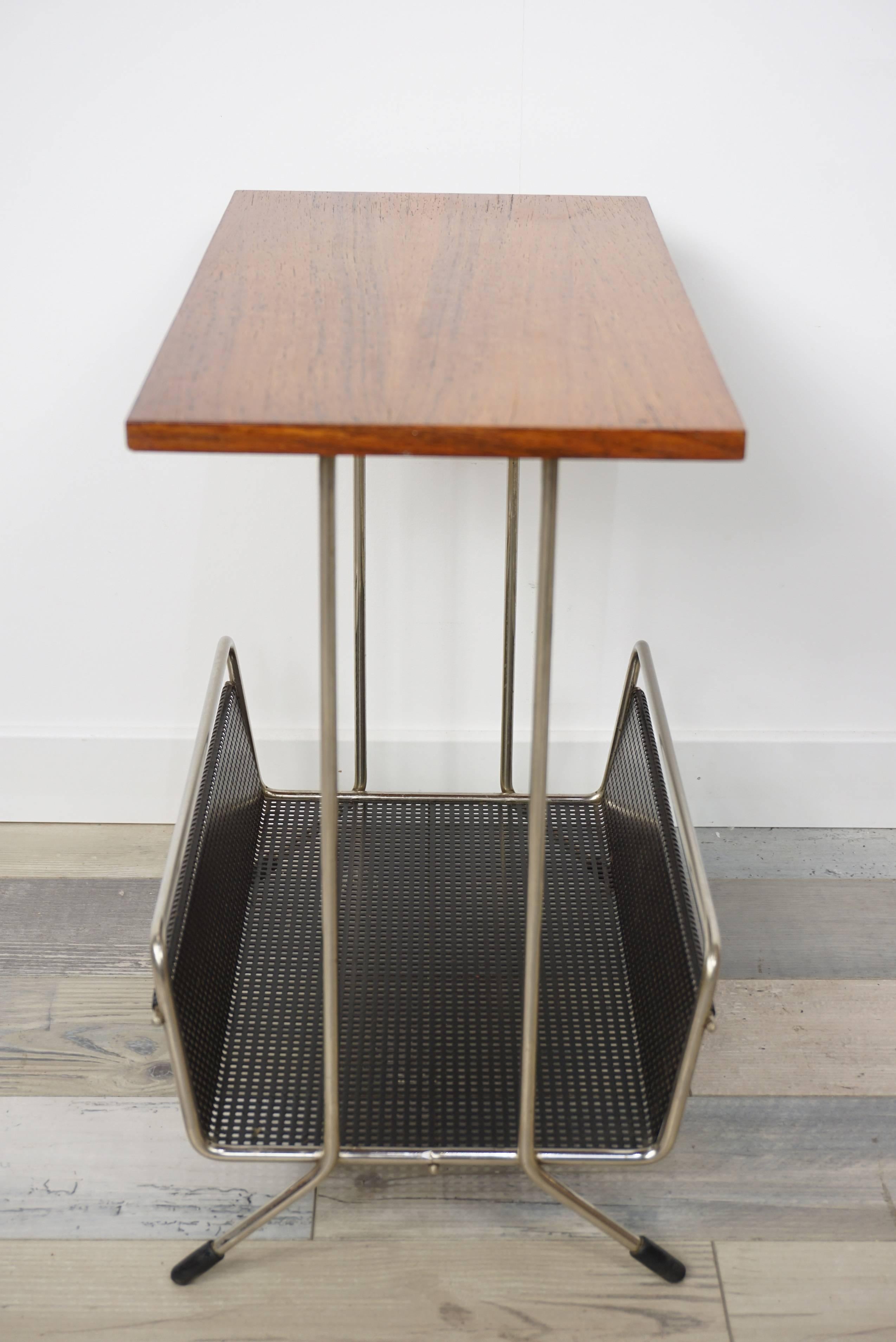 Mid-Century Modern Side Table Design by Tjerk Reijenga for Pilastro, 1950s For Sale