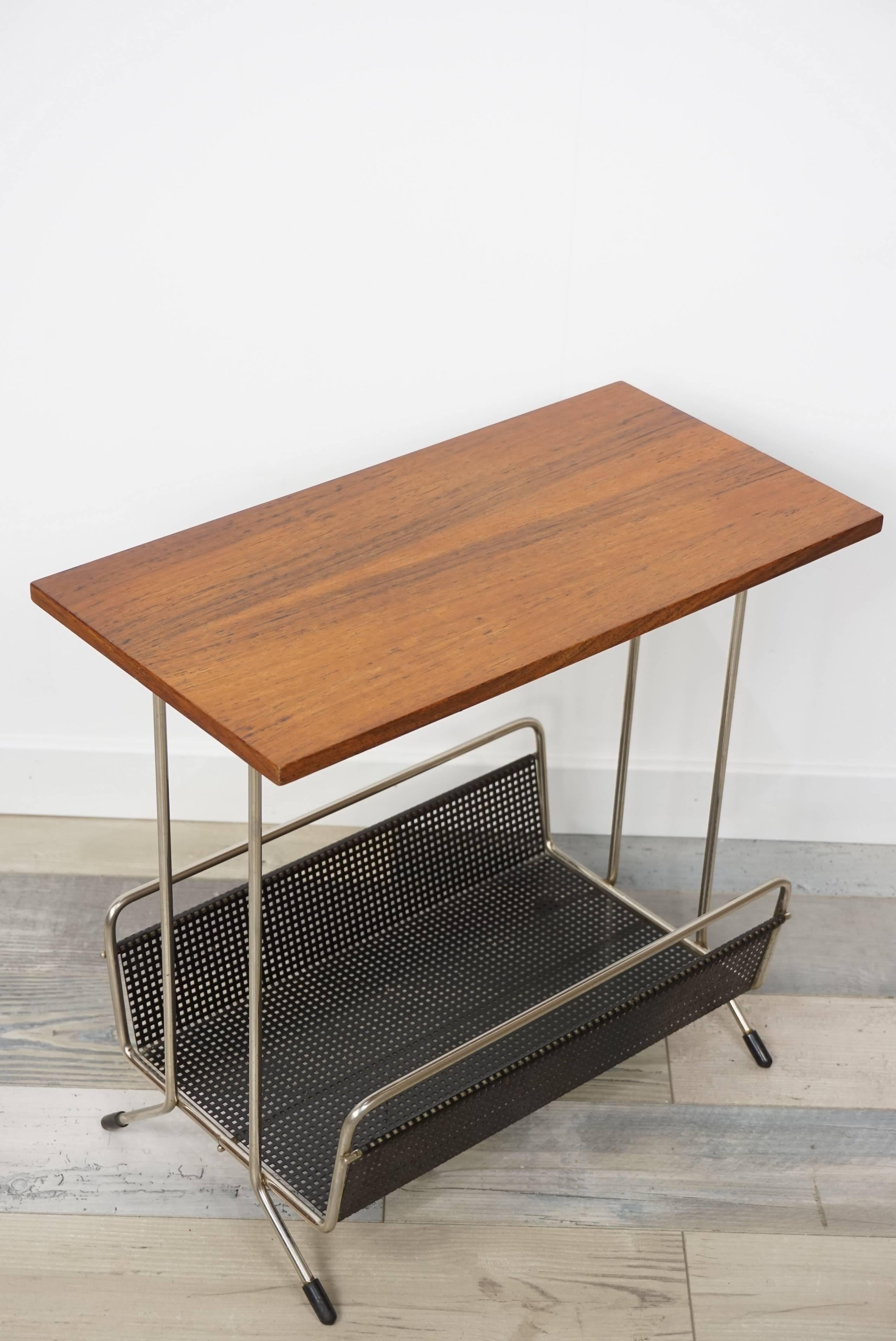 Side Table Design by Tjerk Reijenga for Pilastro, 1950s For Sale 1