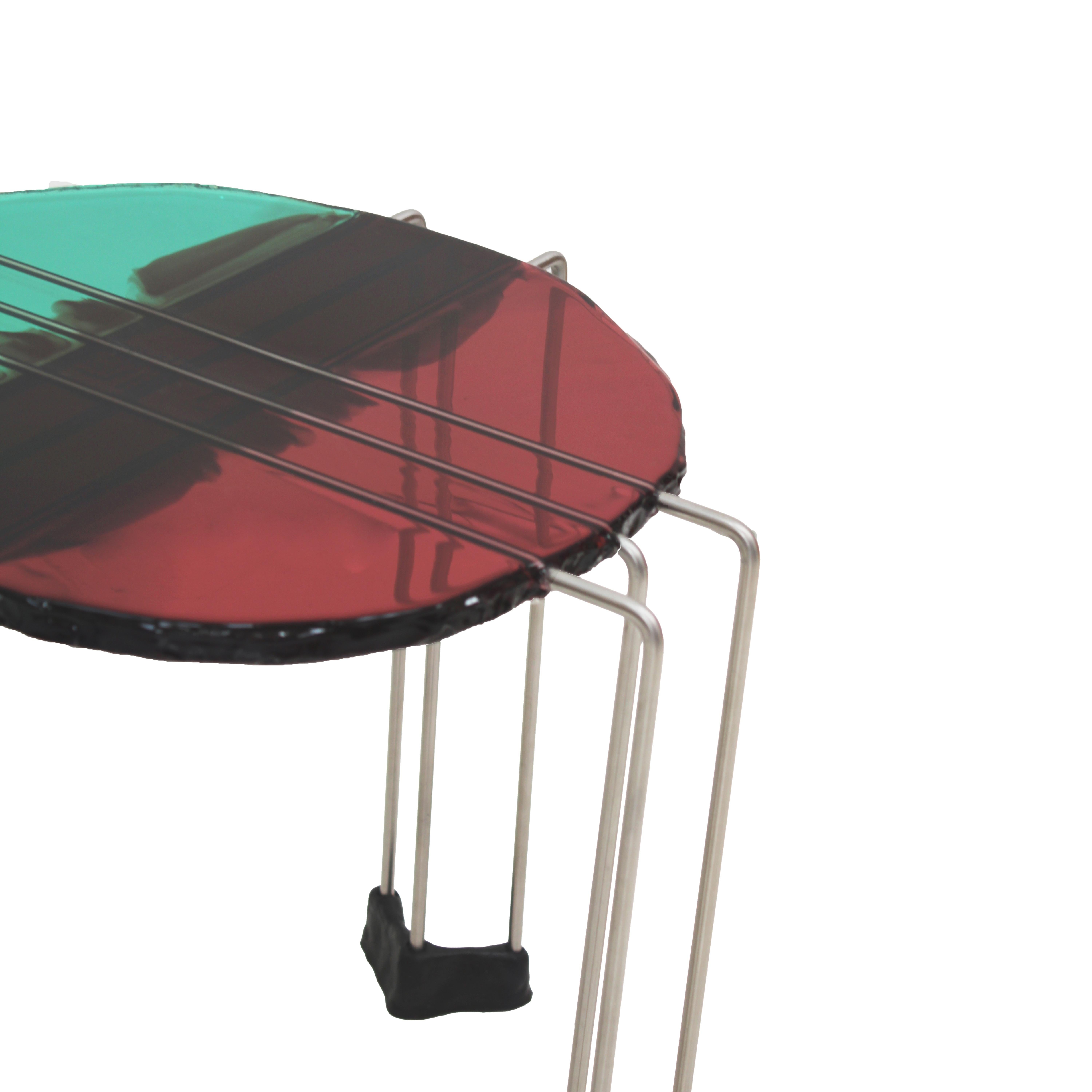 Contemporary Side Table Designed by Gaetano Pesce, Fish Design Collection For Sale