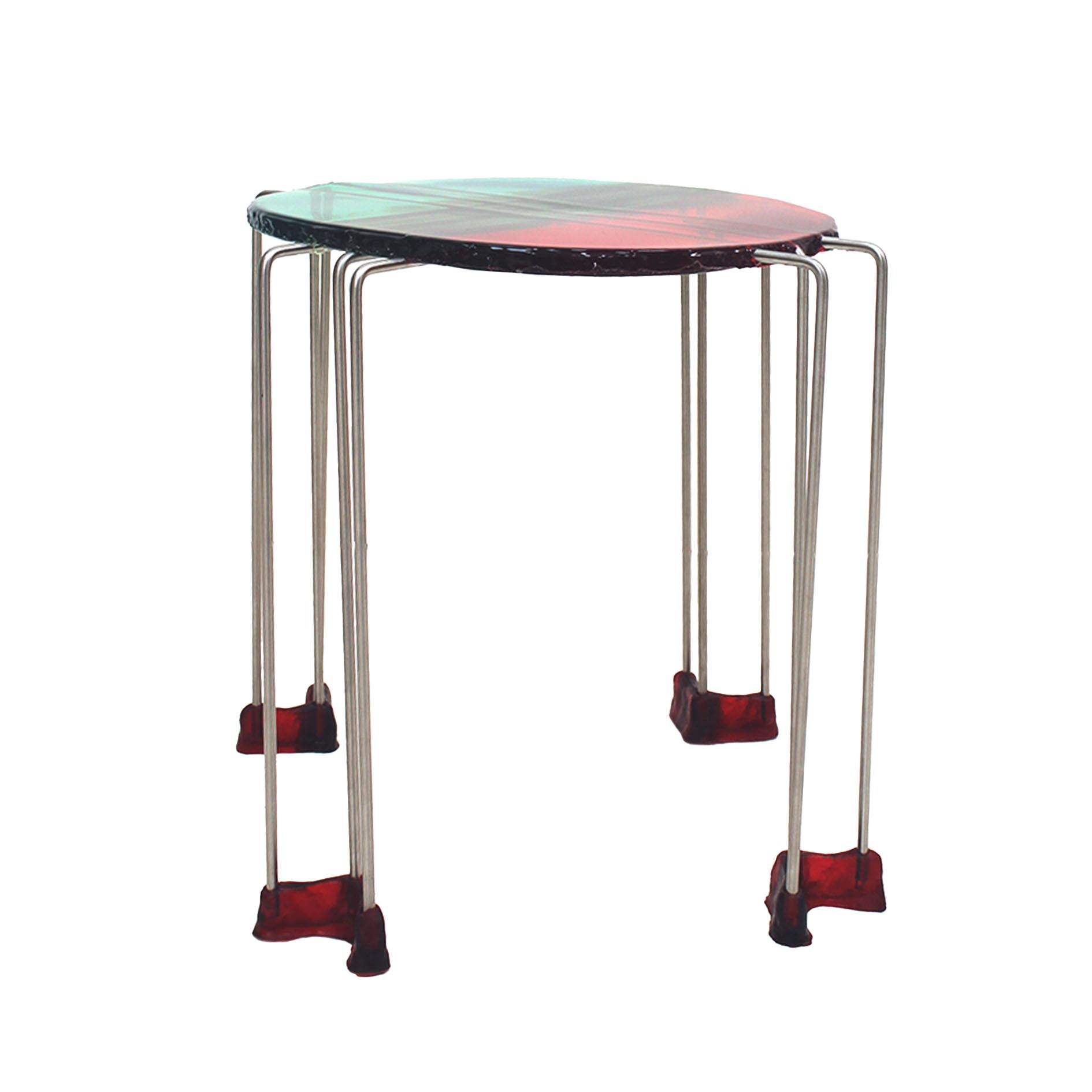 Side Table Designed by Gaetano Pesce, Fish Design Collection For Sale 3