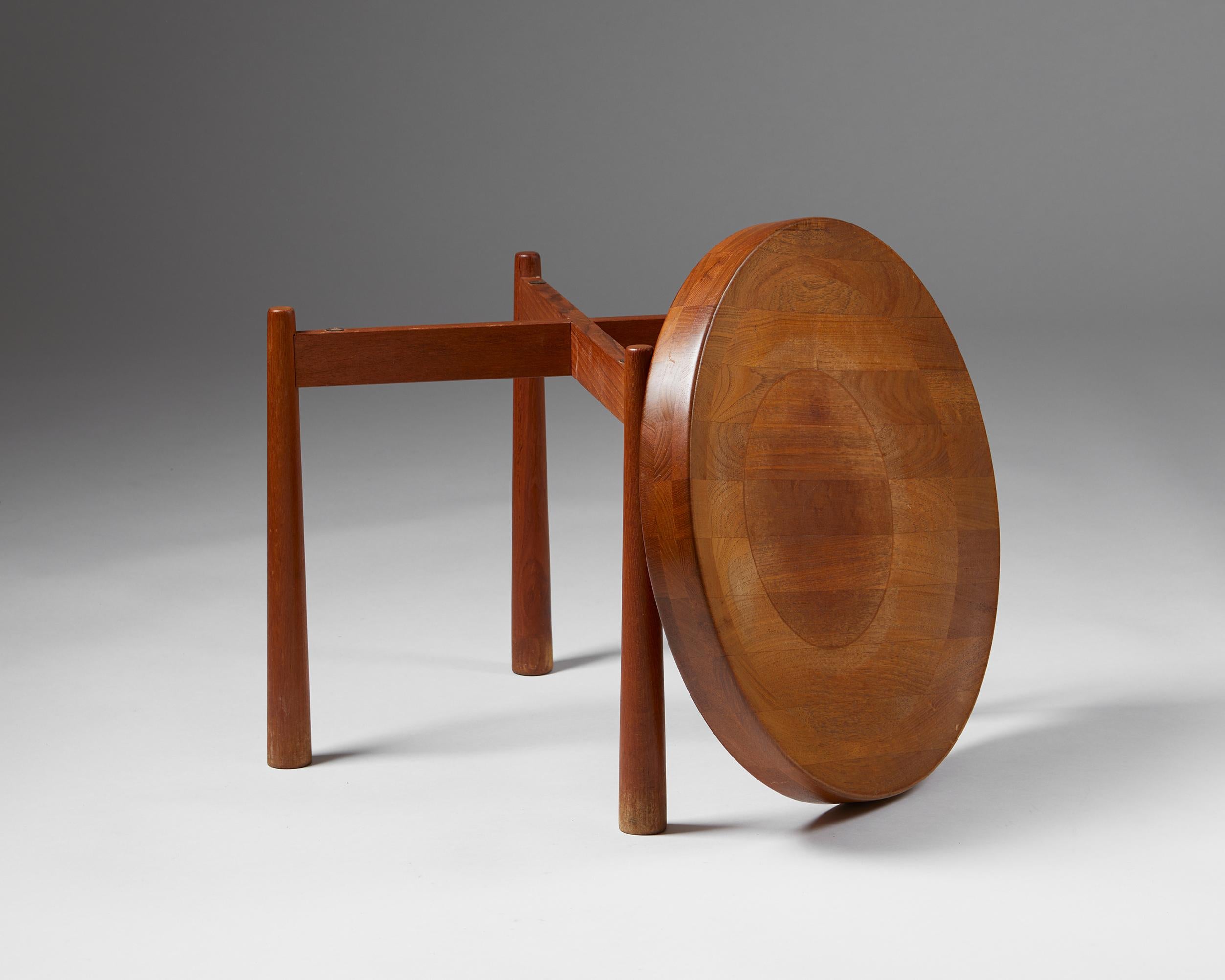 20th Century Teak Side Table Designed by Jens Harald Quistgaard, Denmark, 1950s For Sale
