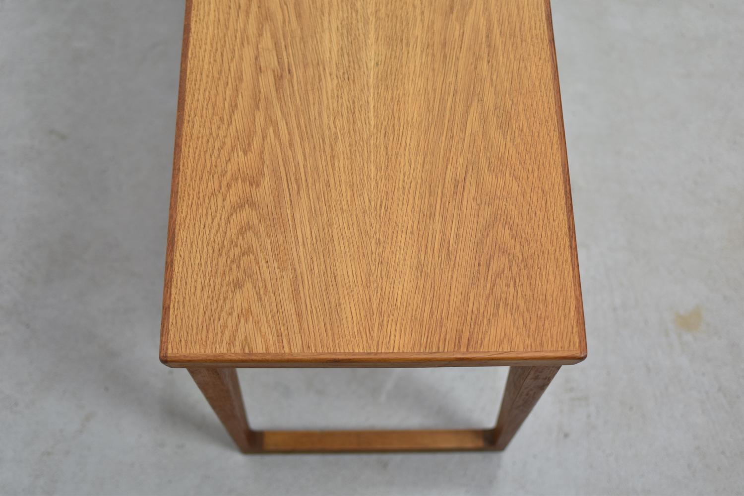 Oak Side Table Designed by Kai Kristiansen for Aksel Kjersgaard, Denmark, 1960s