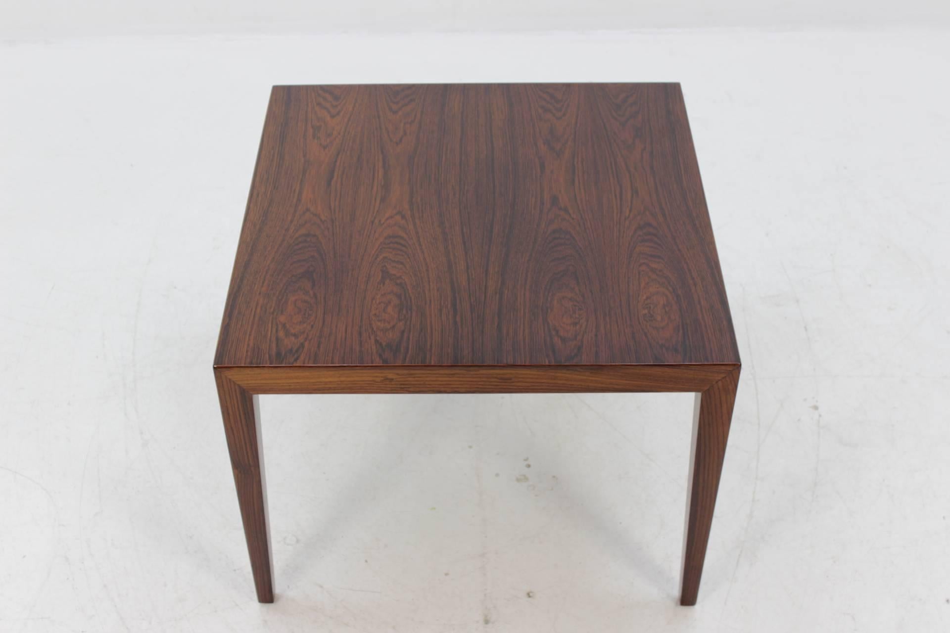 Danish Side Table Designed by Severin Hansen for Haslev