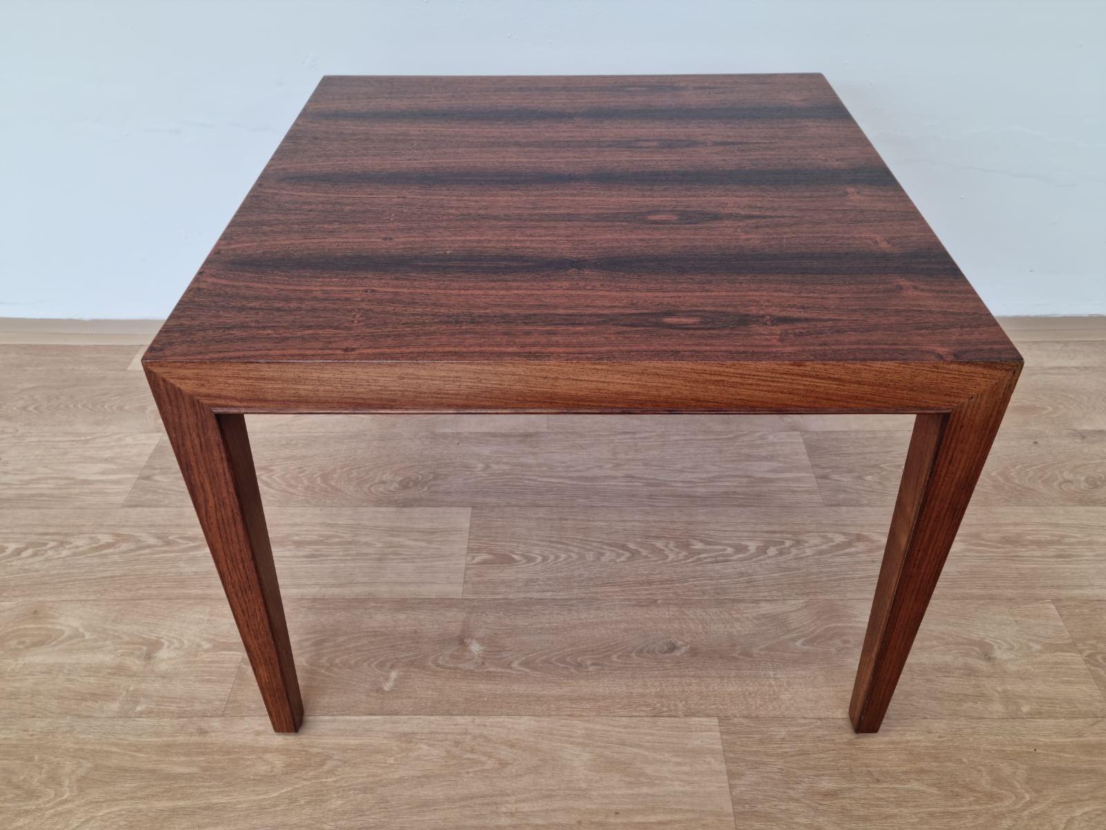 Mid-Century Modern Side Table Designed by Severin Hansen for Haslev For Sale