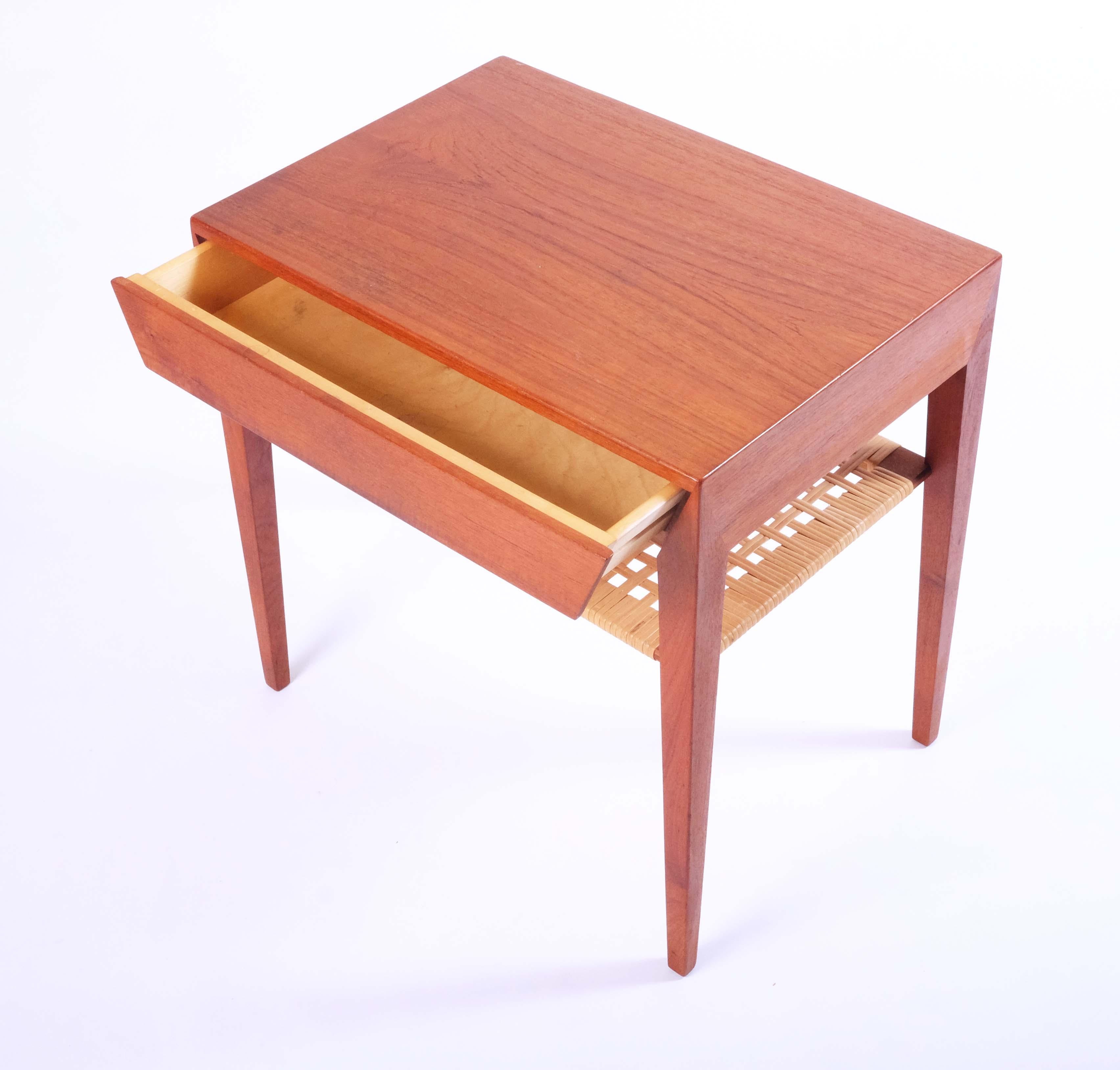 Scandinave moderne Table d'appoint conçue par Severin Hansen pour Haslev Mbelsnedkeri, Danemark en vente