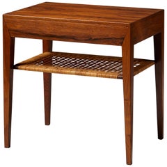 Side Table Designed by Severin Hansen for Haslev Mobelfrabrik, Denmark, 1950s