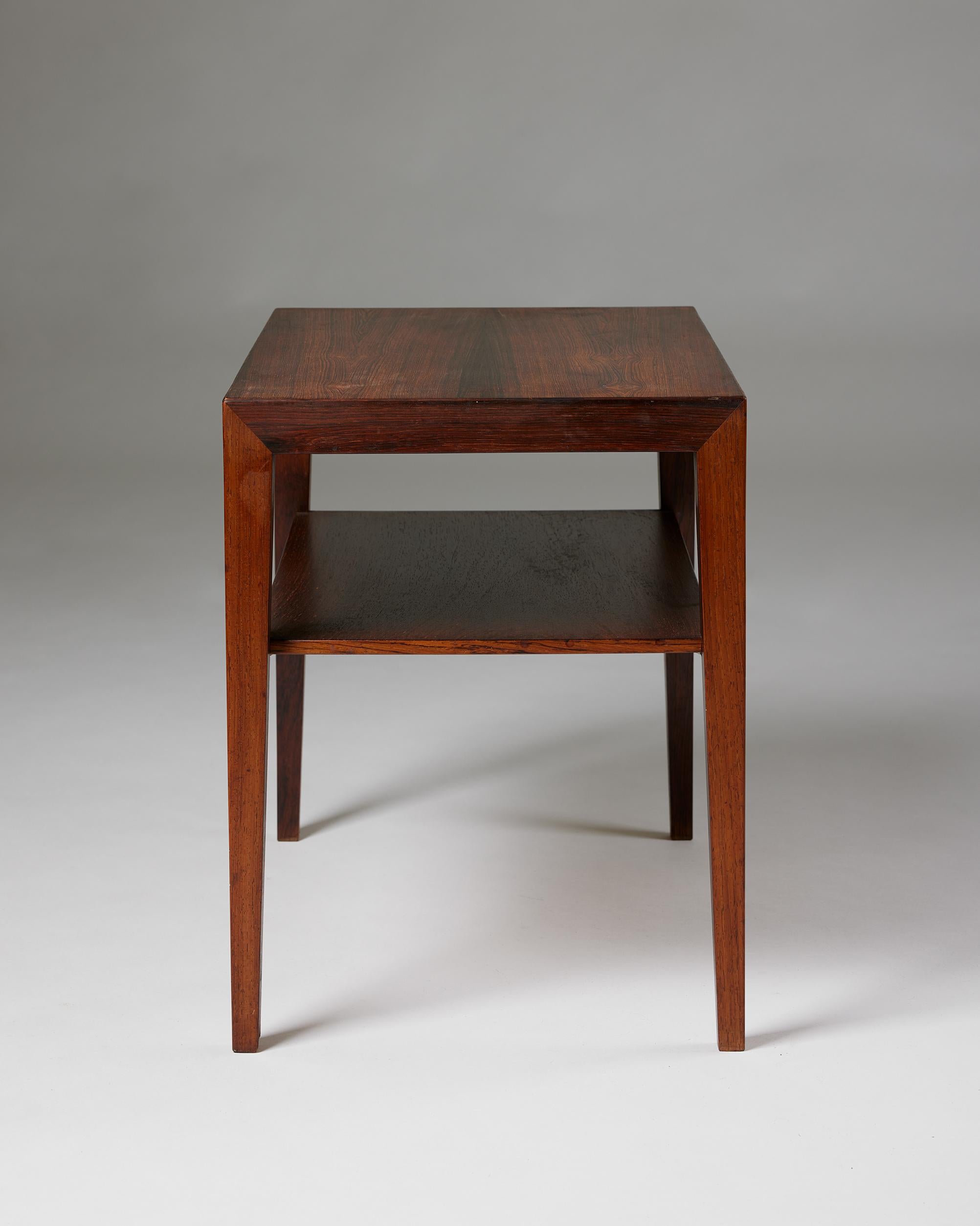 Mid-Century Modern Side table designed by Severin Hansen Jr, Denmark, 1960s For Sale