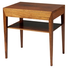 Vintage Side Table Designed by Severin Hansen Jr. for Haslev Möbelsnedkeri, Denmark