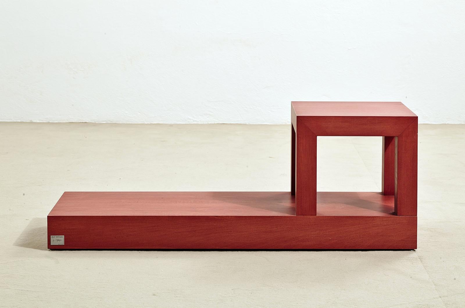 Coffee table designed by Pierre Charpin for the 1998 Memphis/Post Design 