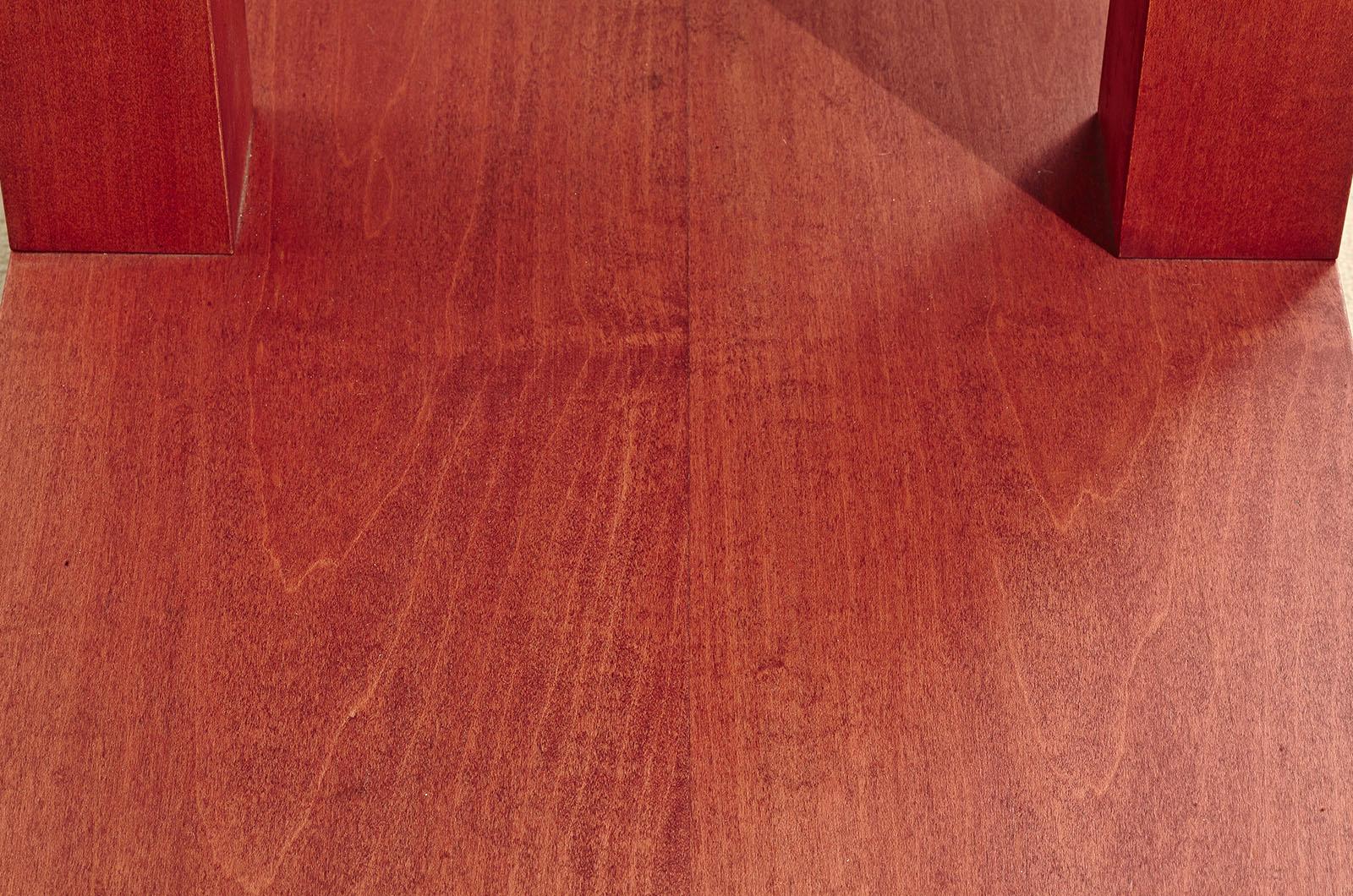 Lacquered Side Table by Pierre Charpin for Memphis/Post Design For Sale