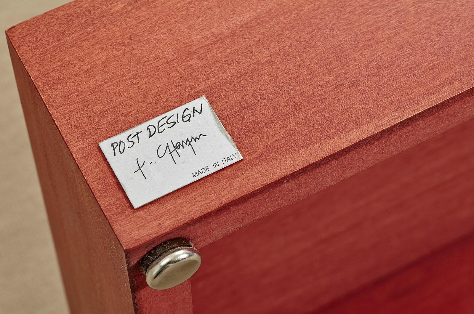 Side Table by Pierre Charpin for Memphis/Post Design In Excellent Condition For Sale In Ravenna, IT