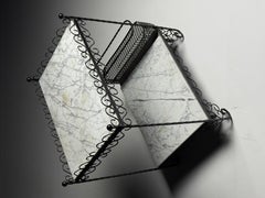 Side table / drinks table in marble