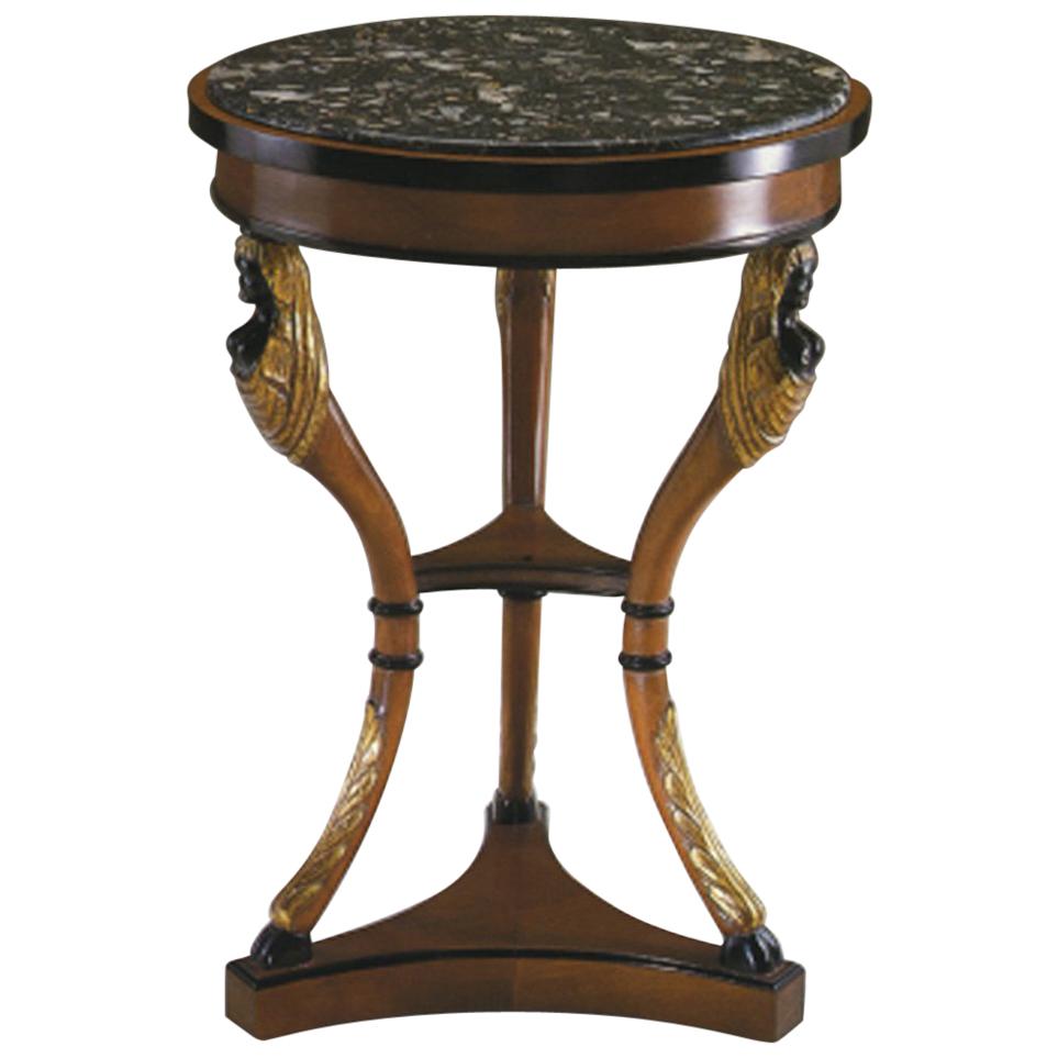 Side Table, Empire Style, "Copy D'Ancienne" For Sale