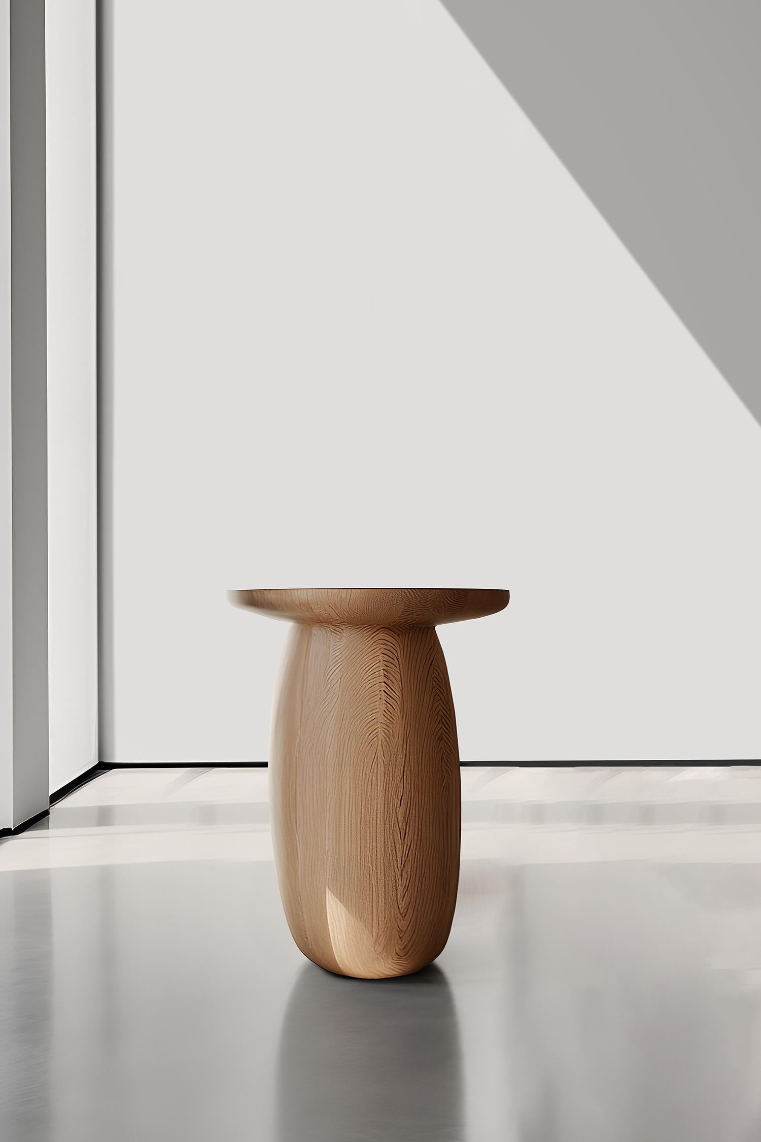 Scandinavian Modern Side Table, End table or Nightstand Samu, Made of Solid Wood by NONO For Sale