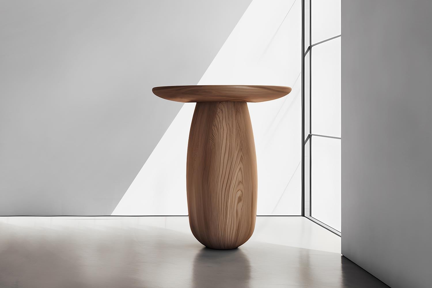 Mexican Side Table, End Table or Plinths Samu, Made of Solid Wood by Nono For Sale