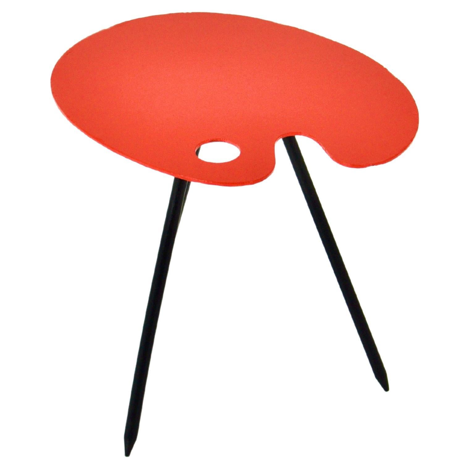 Table d'appoint Exposition 1958 de Lucien De Roeck pour Bois Manu