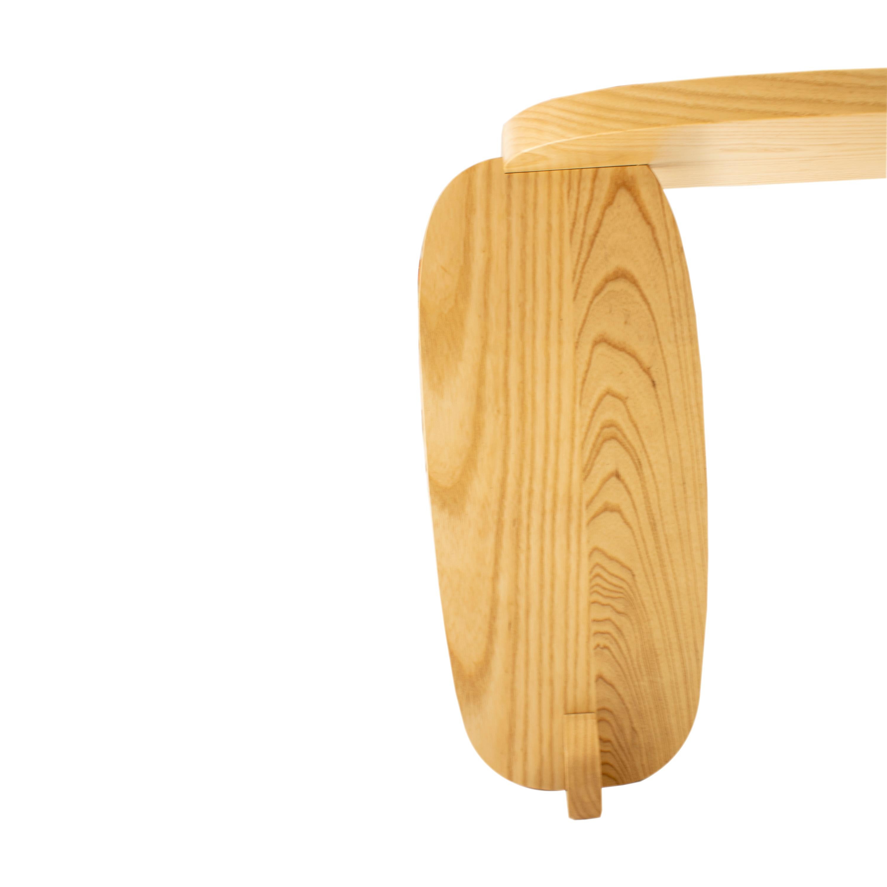 Bois Table d'appoint Foc Table par Octavio Asensio, Espagne, 2024 en vente