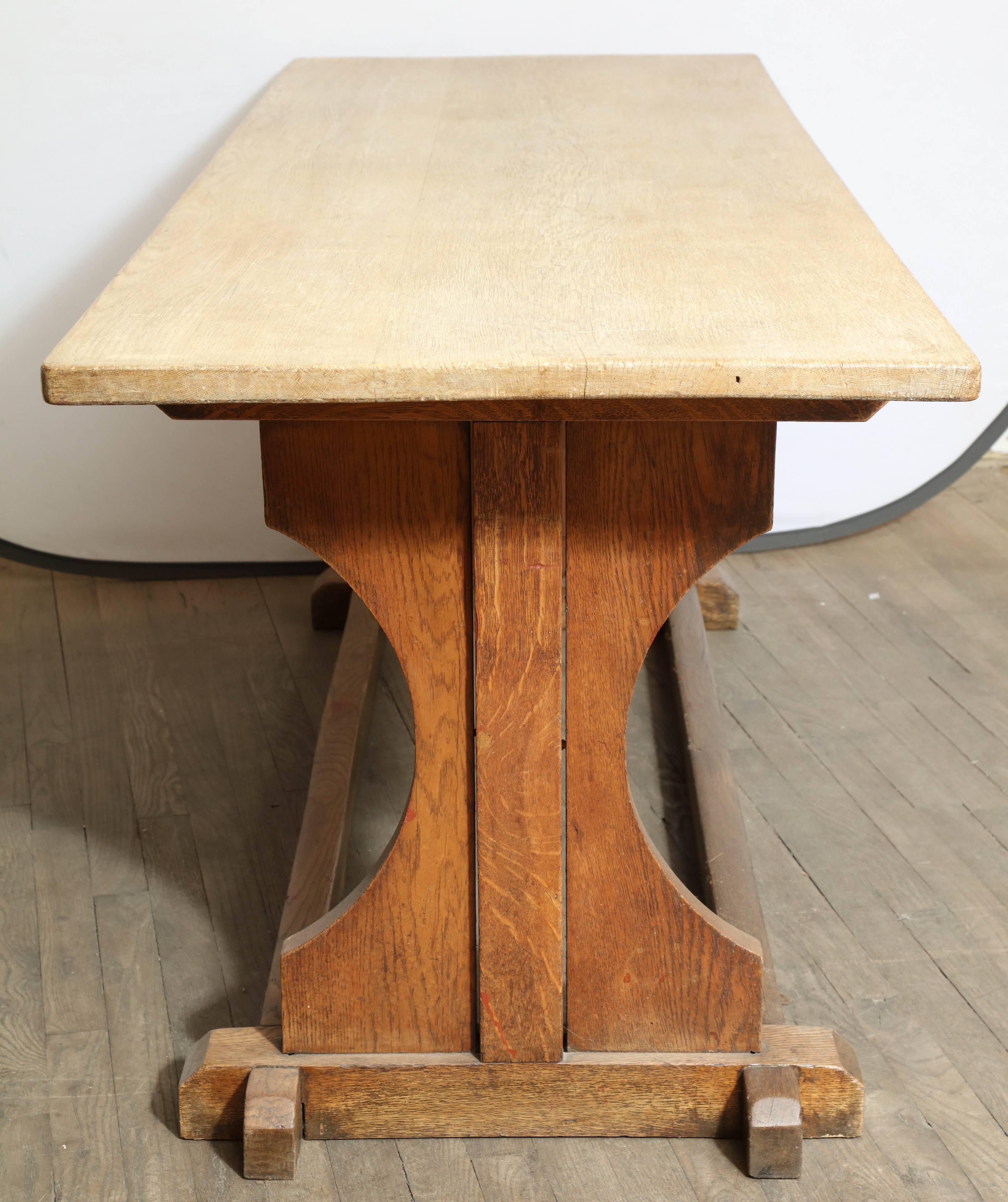 English 19th century kitchen table.