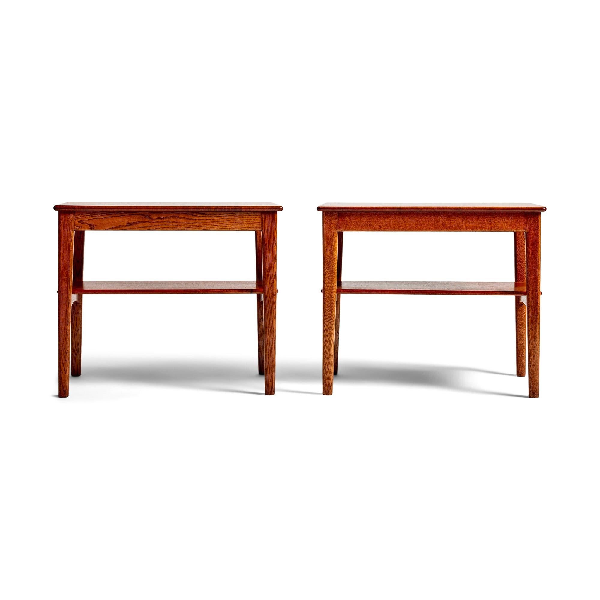 Table d'appoint Hans J. Wegner pour Johannes Hansen Excellent état - En vente à Sagaponack, NY