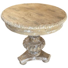 Side Table French Country in Bone Washed Color