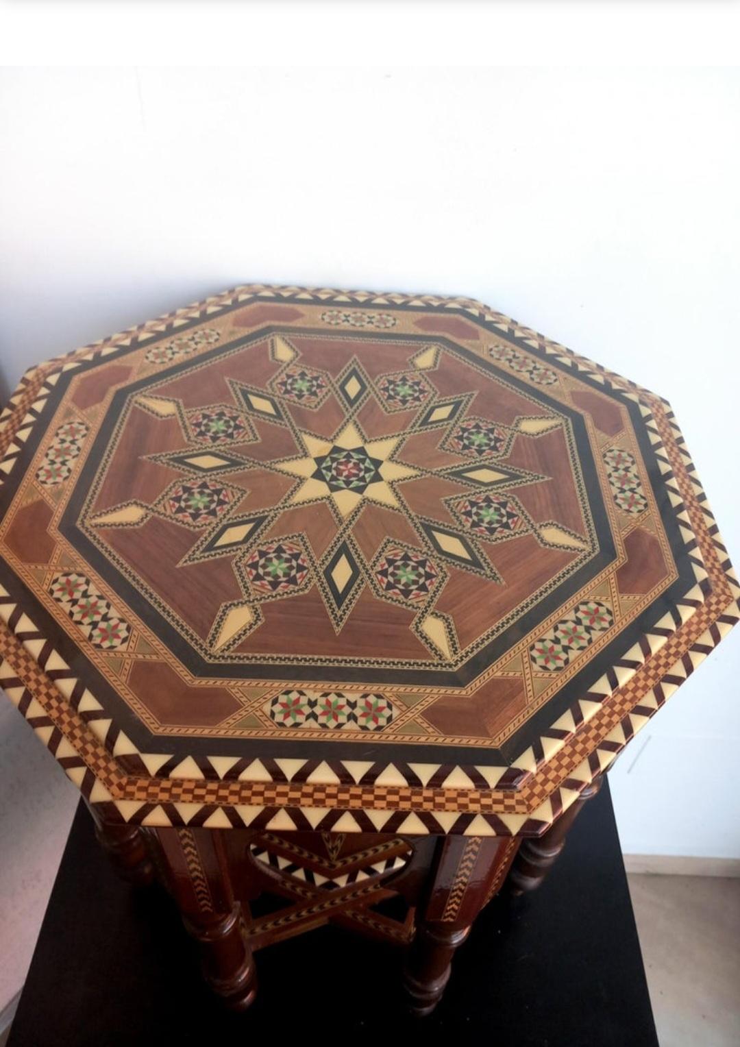 Espagnol Table basse espagnole  Wood Wood Multicolore 20ème siècle en vente