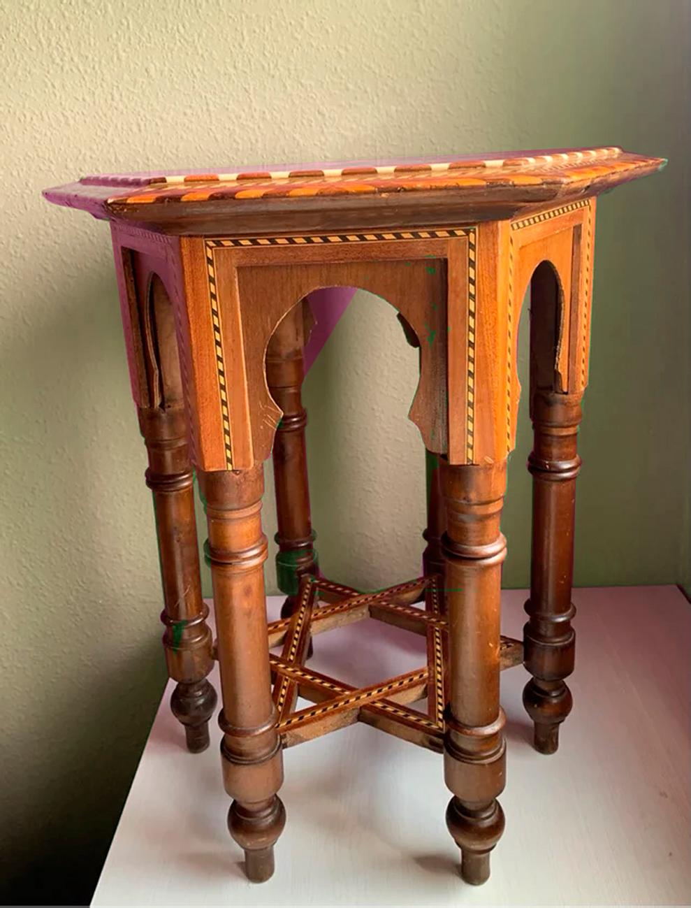 Spanish Side Table, from Granada, Andalusia, Spain, , 20th Century