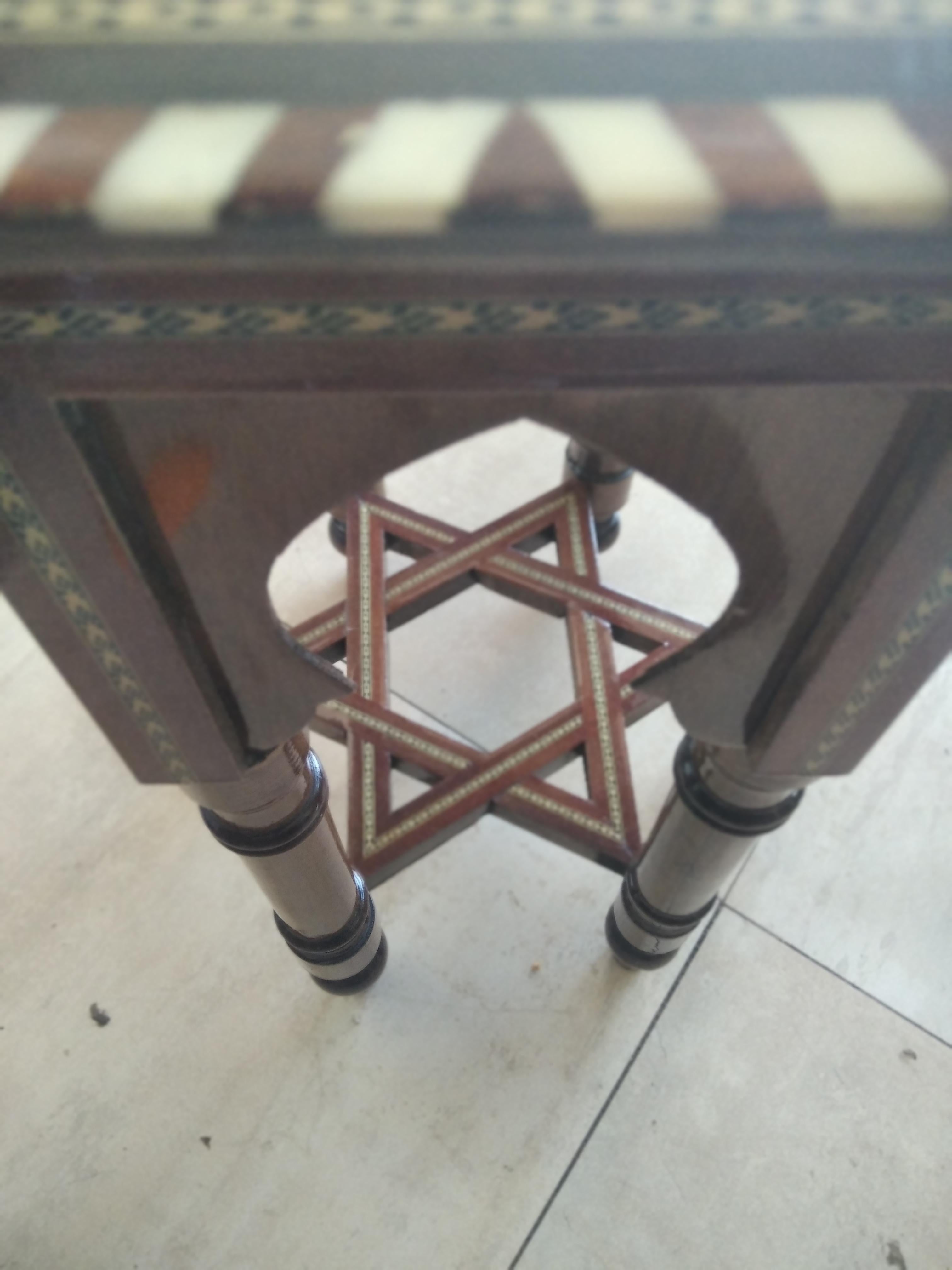 Wood Side Table, from Granada, Andalusia, Spain, , 20th Century