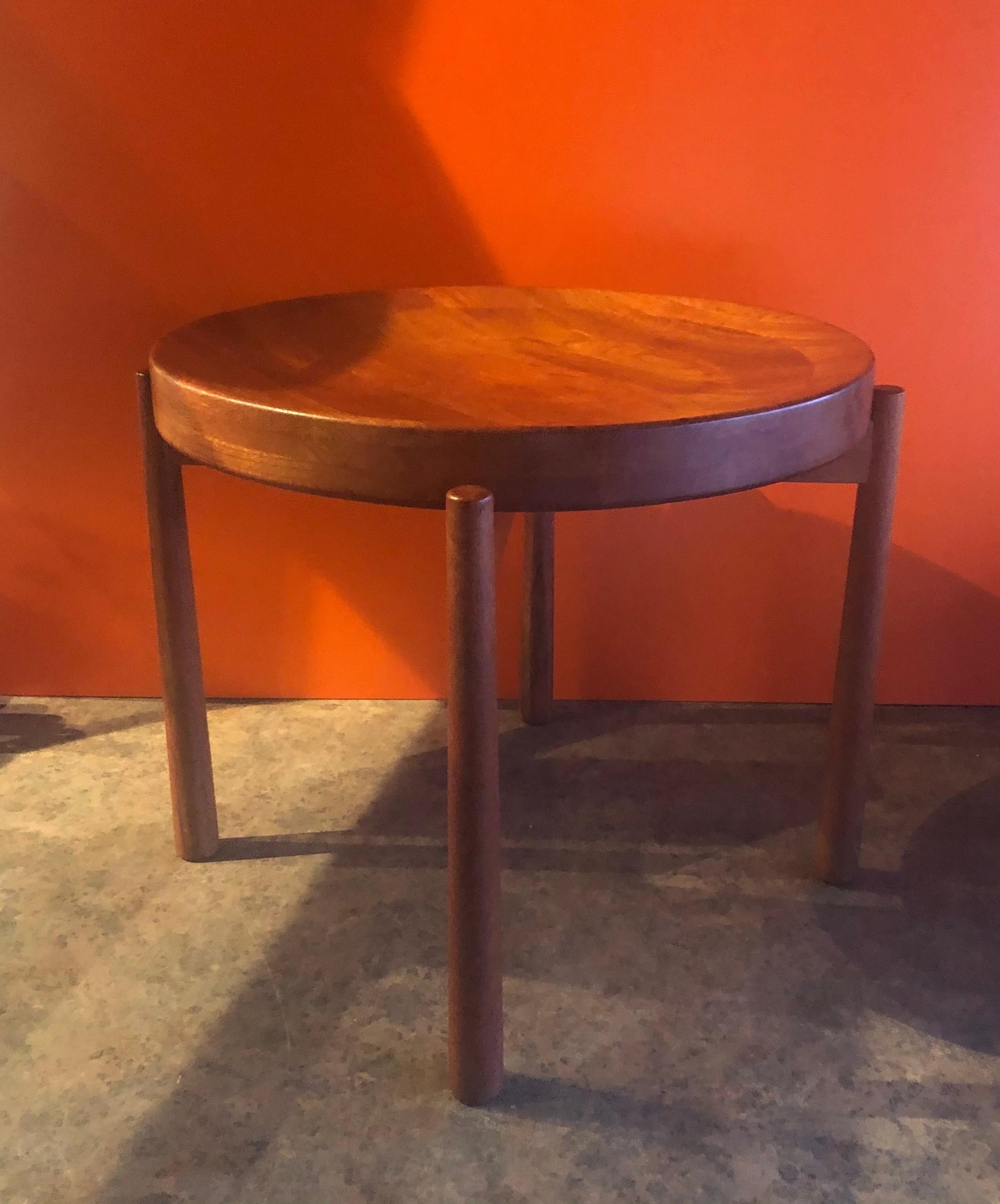 Mid-Century Modern Side Table or Fruit Bowl Attributed to Jens Harald Quistgaard for DUX of Sweden For Sale