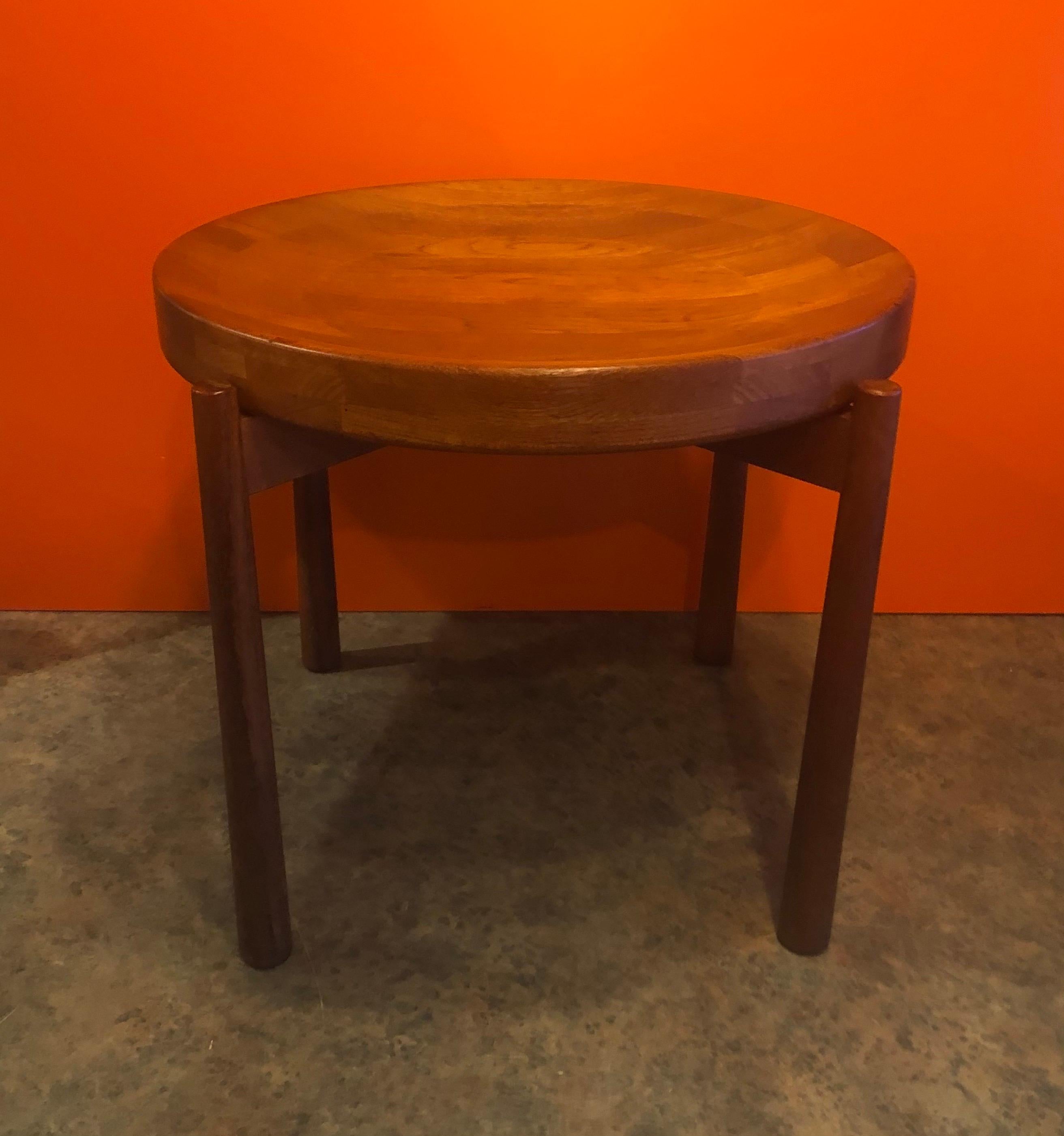 Side Table or Fruit Bowl Attributed to Jens Harald Quistgaard for DUX of Sweden In Good Condition For Sale In San Diego, CA
