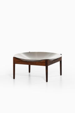 Side Table / Fruit Bowl in Rosewood and Steel by Kristian Solmer Vedel, 1963