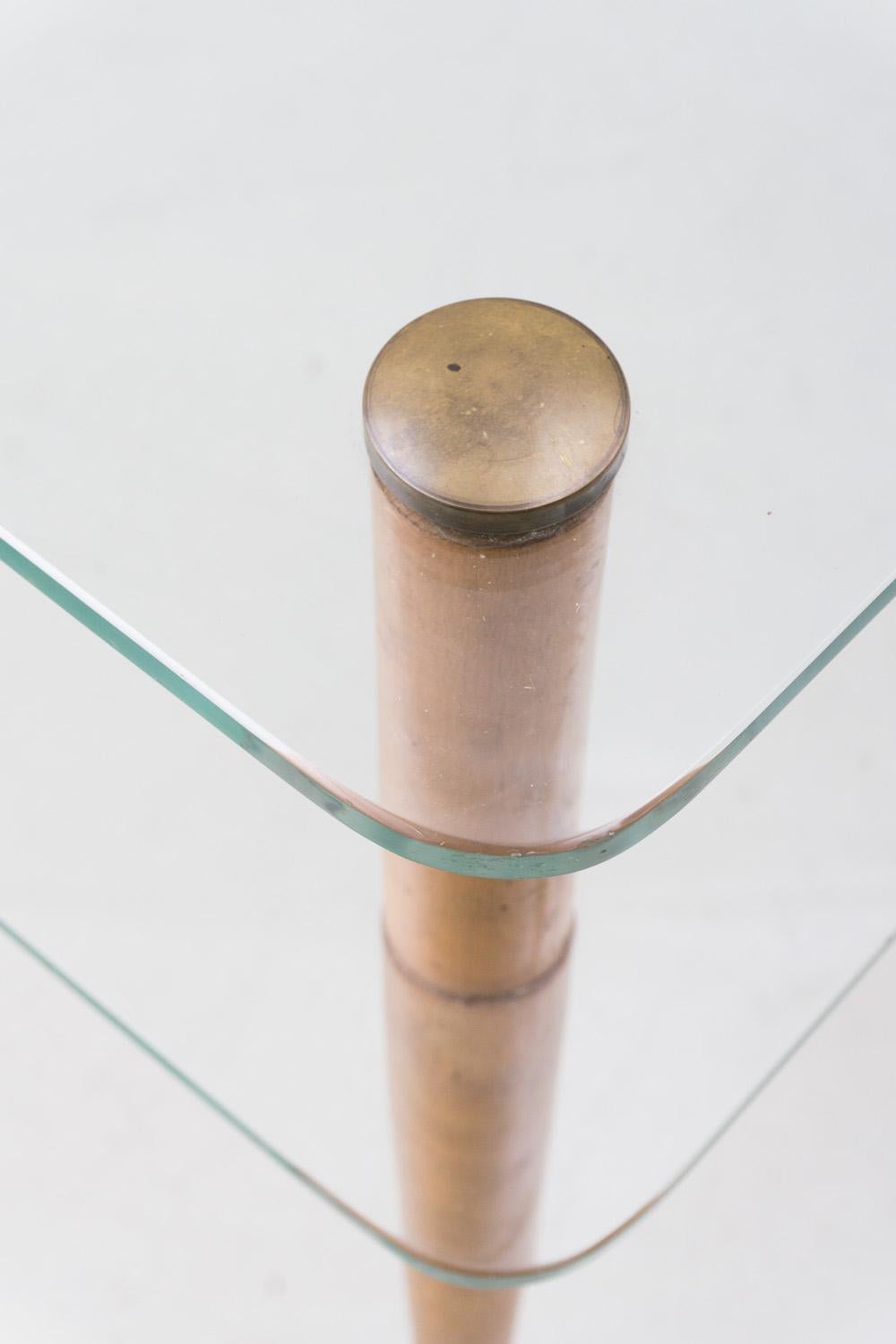 Table d'appoint, verre, Enrico Paulucci, vers 1936 Bon état - En vente à Berlin, DE