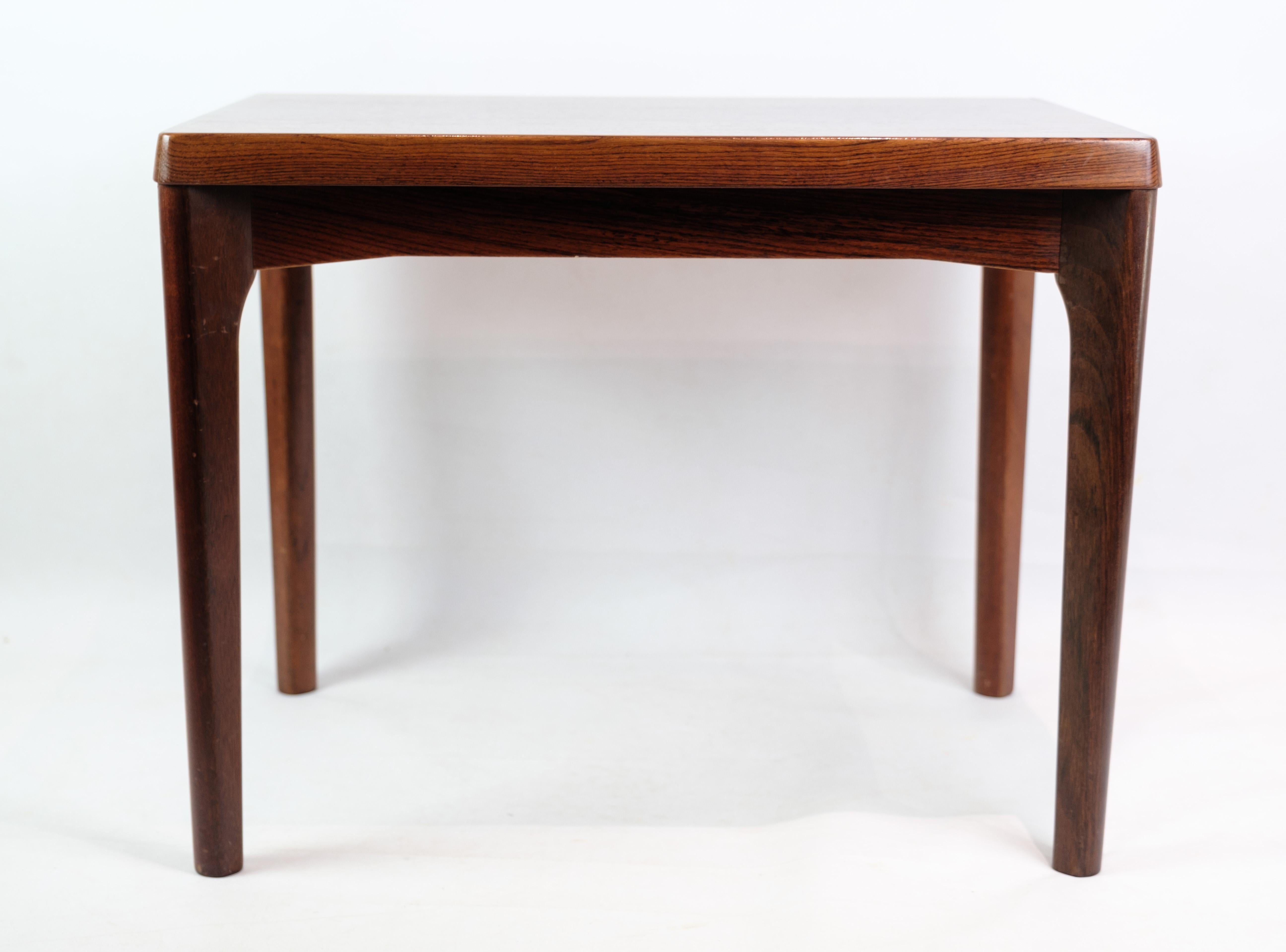 Oiled Side table, Henning Kjærnulf, 1960 For Sale