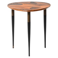 Beistelltisch aus Messing, Lack und Holz von Bodafors Möbelfabrik, 1960er Jahre
