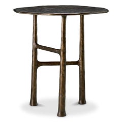Side Table in Bronze Finish
