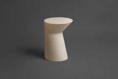 Side Table in Chauvigny stone, Io medium by Adolfo Abejon