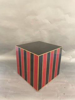 Side Table in Glass, Italy 1980s