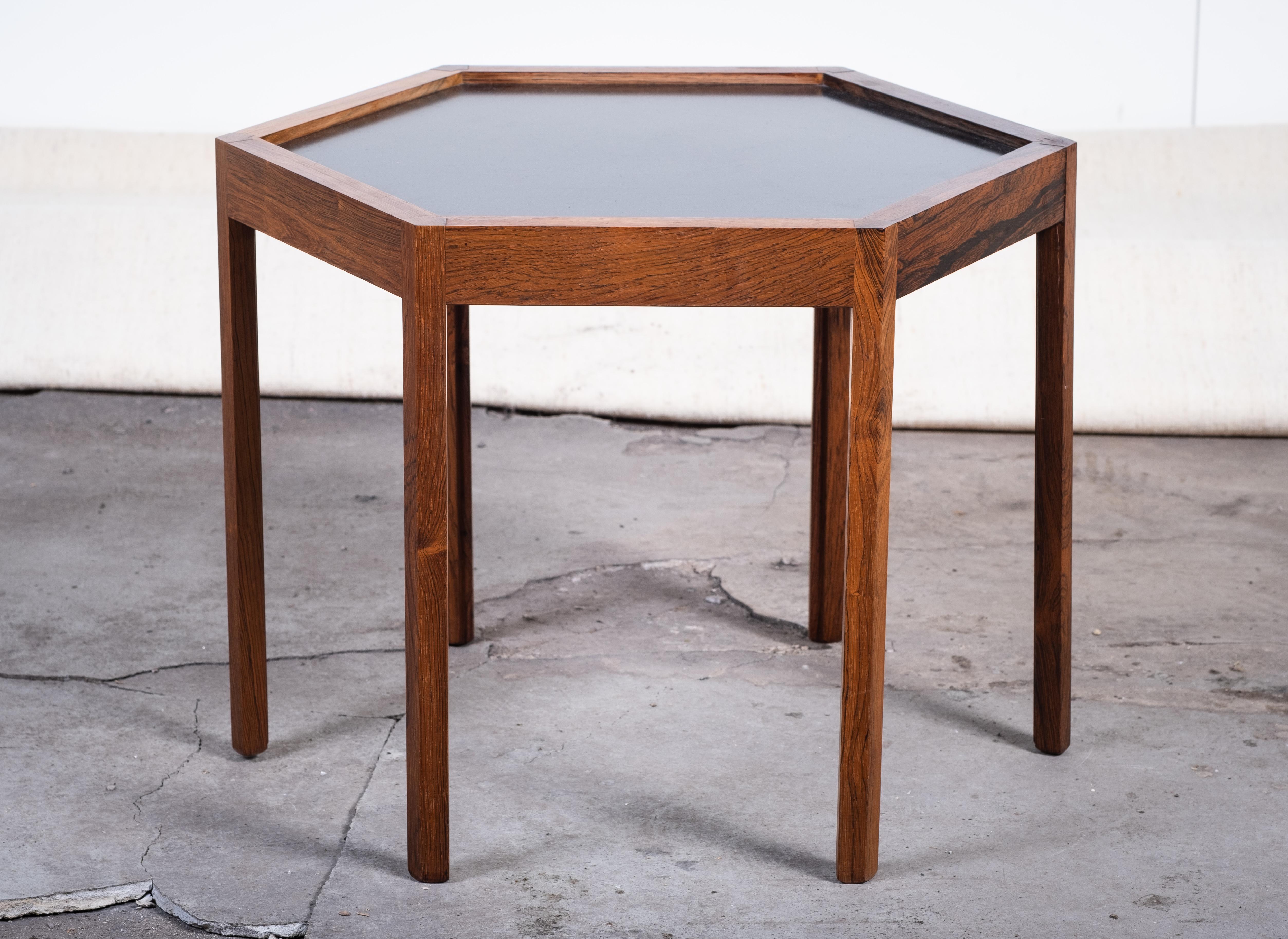 Mesa auxiliar de palisandro de Hans Kristiansen Andersen, años 60 Moderno de mediados de siglo en venta